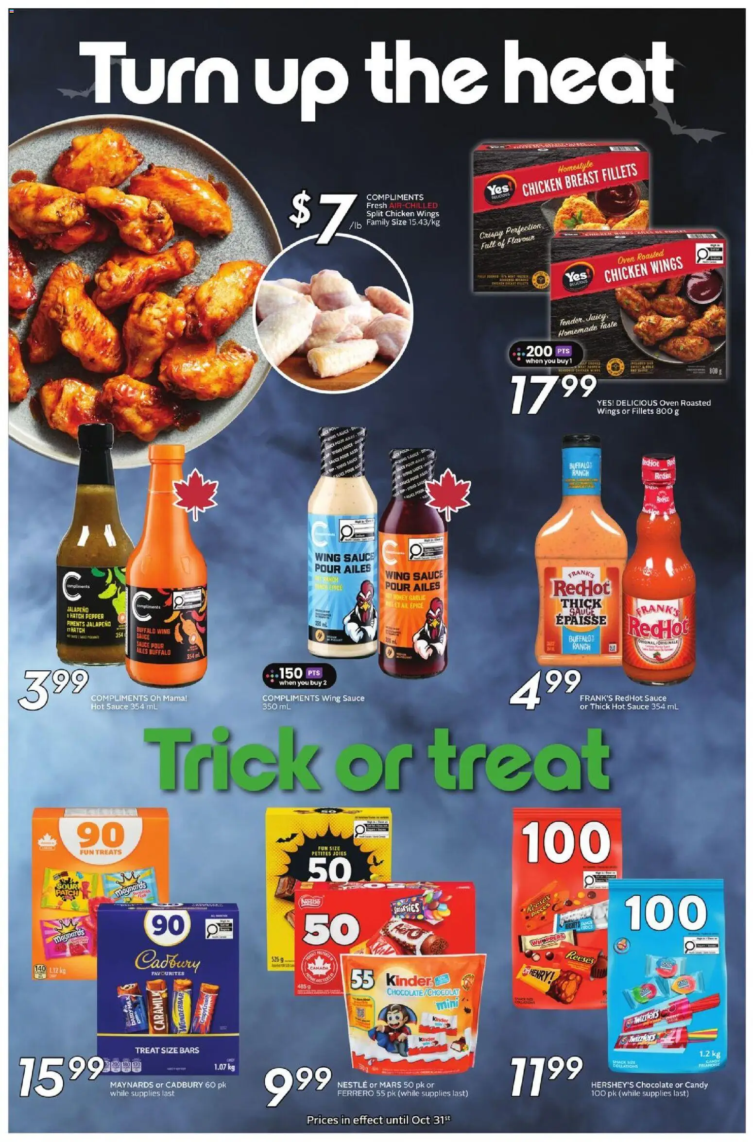 Sobeys flyer valid from 30.10.2025 | Page: 17 | Products: Oven, Milk, Chocolate, Chicken