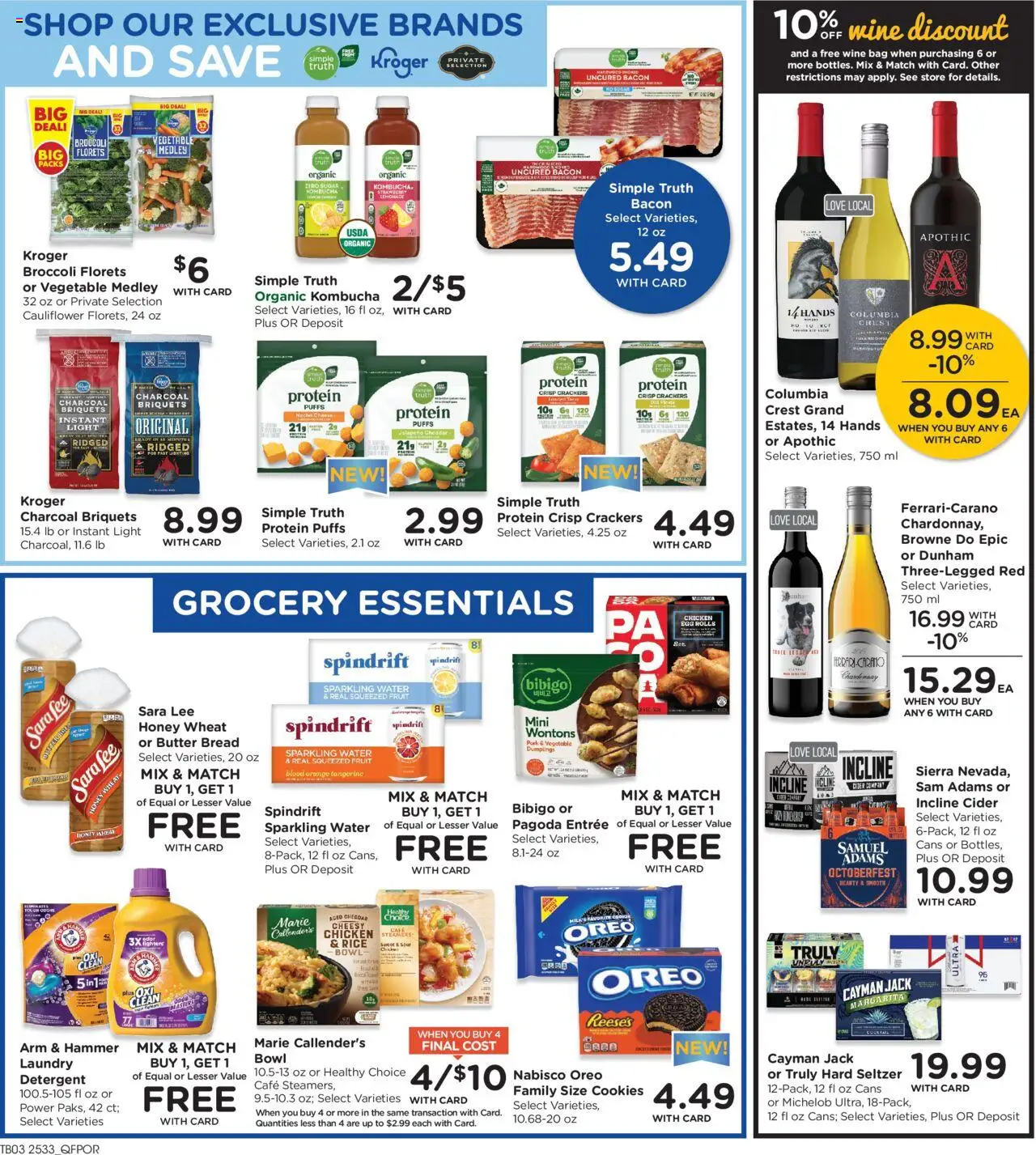 QFC Weekly Ad - OR - valid from 17.09.2025 | Page: 6 | Products: Hammer, Rice, Sugar, Cauliflower