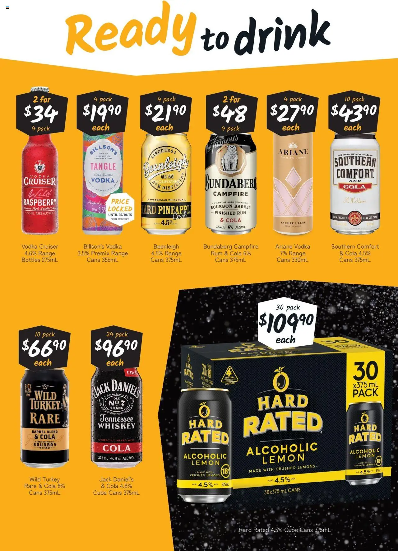 Cellarbrations catalogue - valid from 08.09.2025 | Page: 5 | Products: Bourbon, Vodka, Lemon, Lime