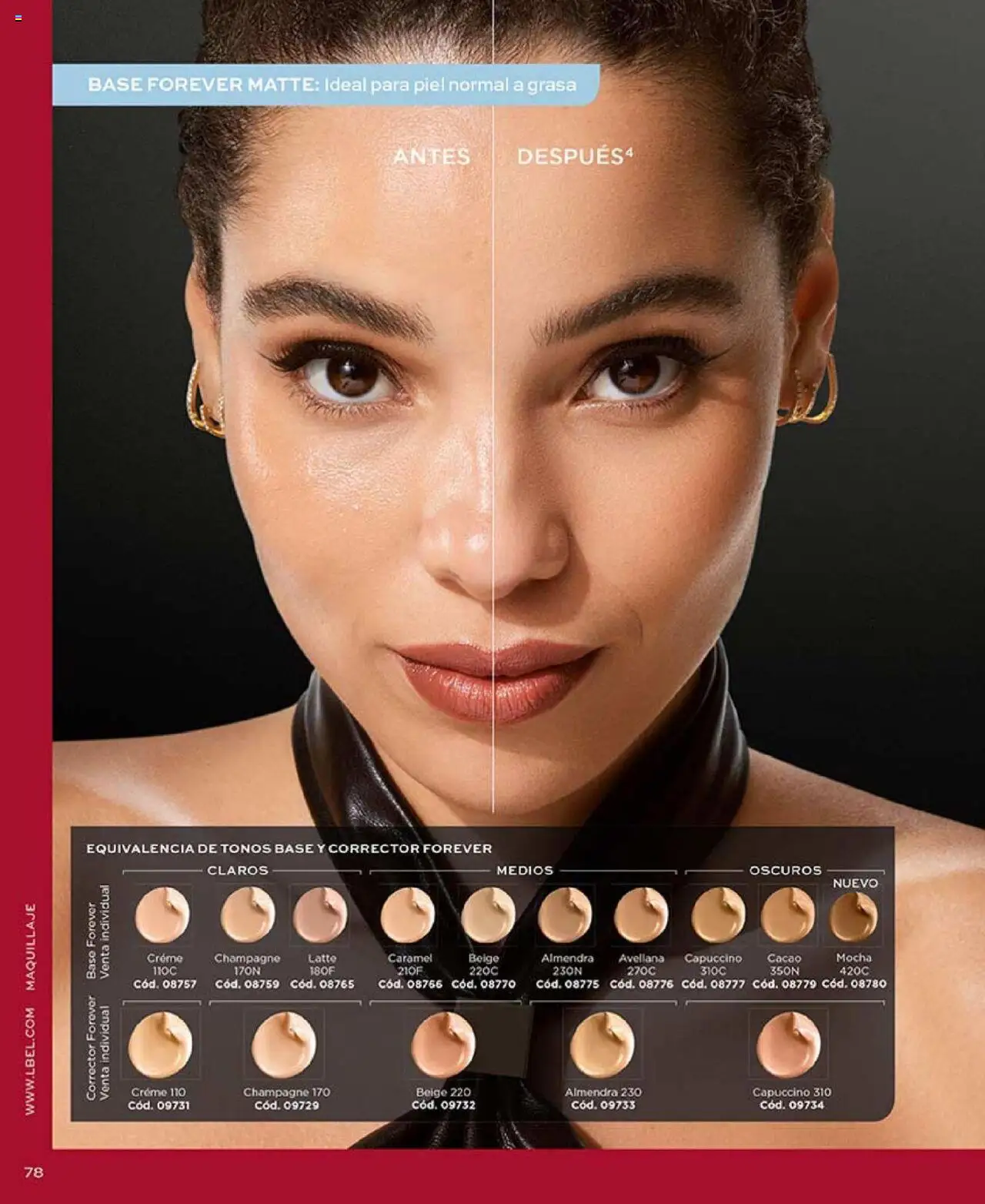 L'Bel revista - valida desde el 14.10.2025 | Página: 78 | Productos: Almendra, Individual, Maquillaje, Corrector