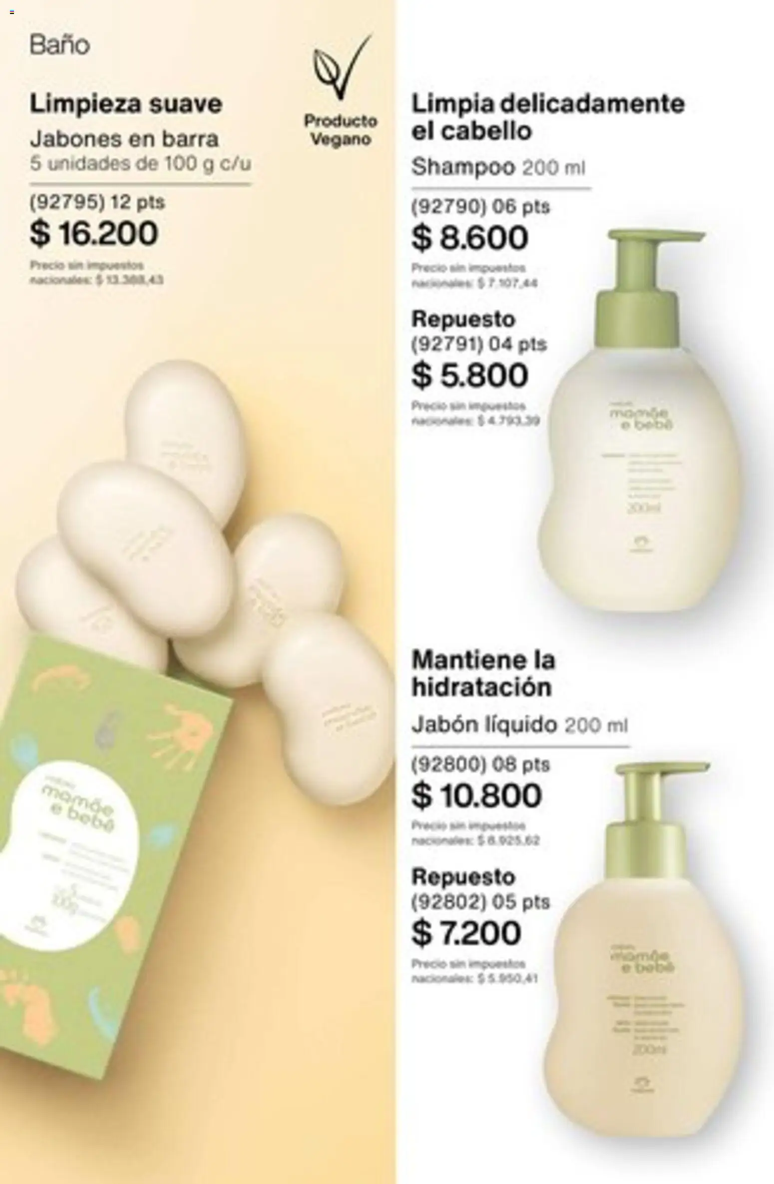 Catálogo Natura Ciclo 1/2026 │ válido desde el 04.12.2025 | Página: 280 | Productos: Baño, Jabón líquido, Shampoo, Jabón