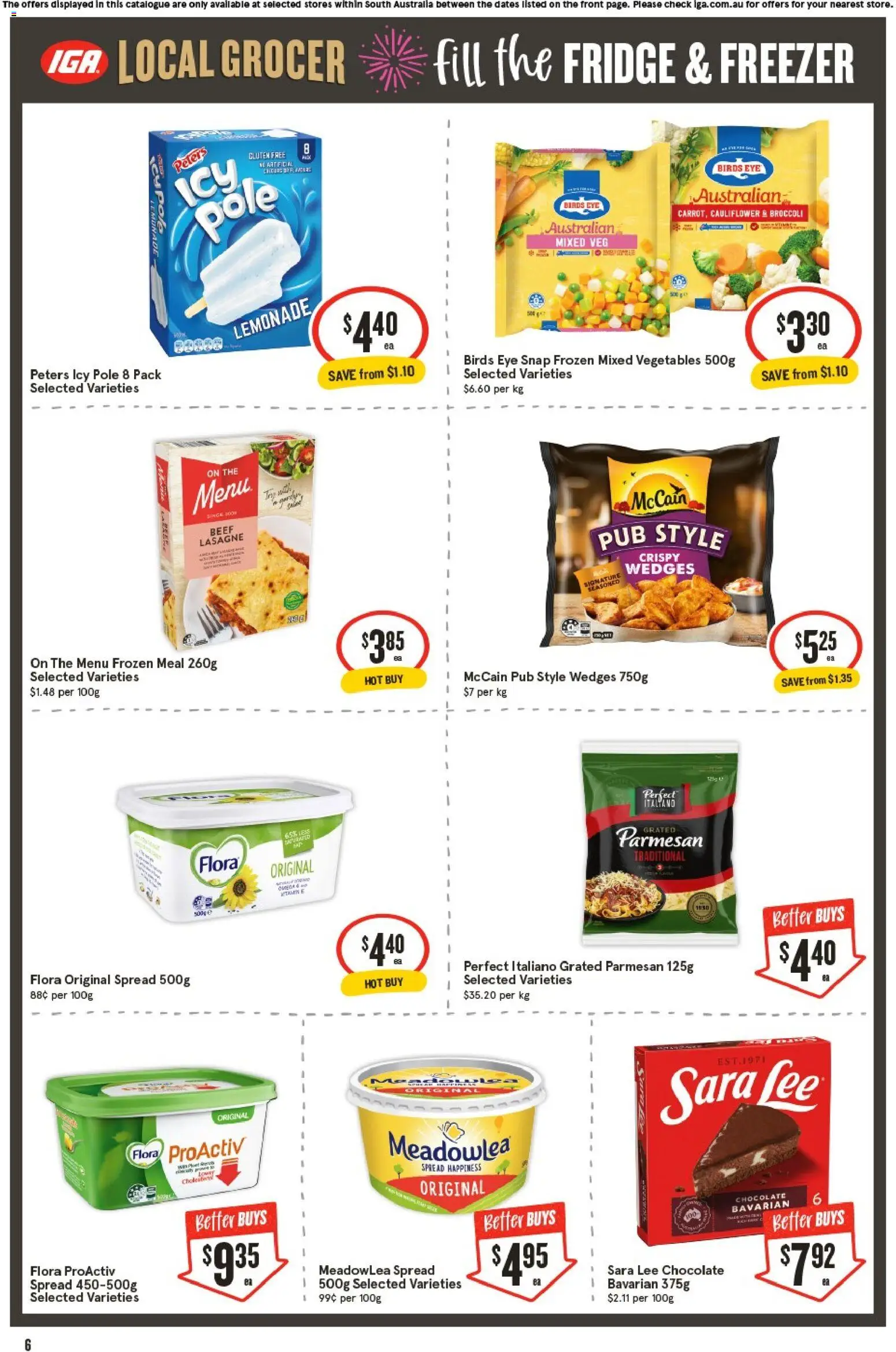 IGA catalogue - valid from 31.12.2025 | Page: 6 | Products: Milk, Energy drink, Chips, Salt