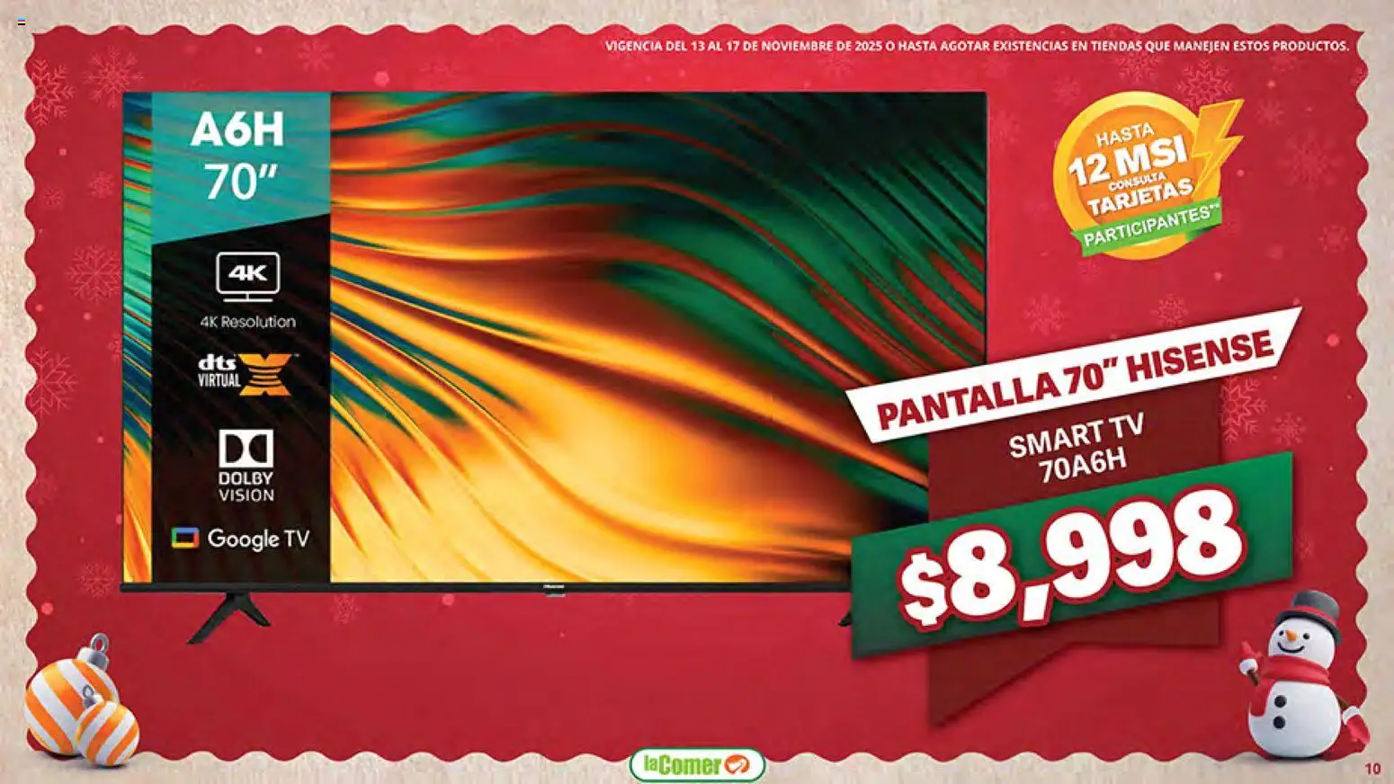 Nuevas ofertas de La Comer válidas en toda la República Mexicana desde el 13.11.2025. ¡Encuentra las mejores ofertas en La Comer Buen Fin ! | Página: 10