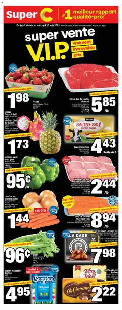 Preview of Super C - Mont-Joli, Boul Gaboury 1760 from shop Super C valid from 14.08.2025