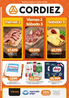 Vista previa Cordiez ofertas válido desde el 02.01.2026