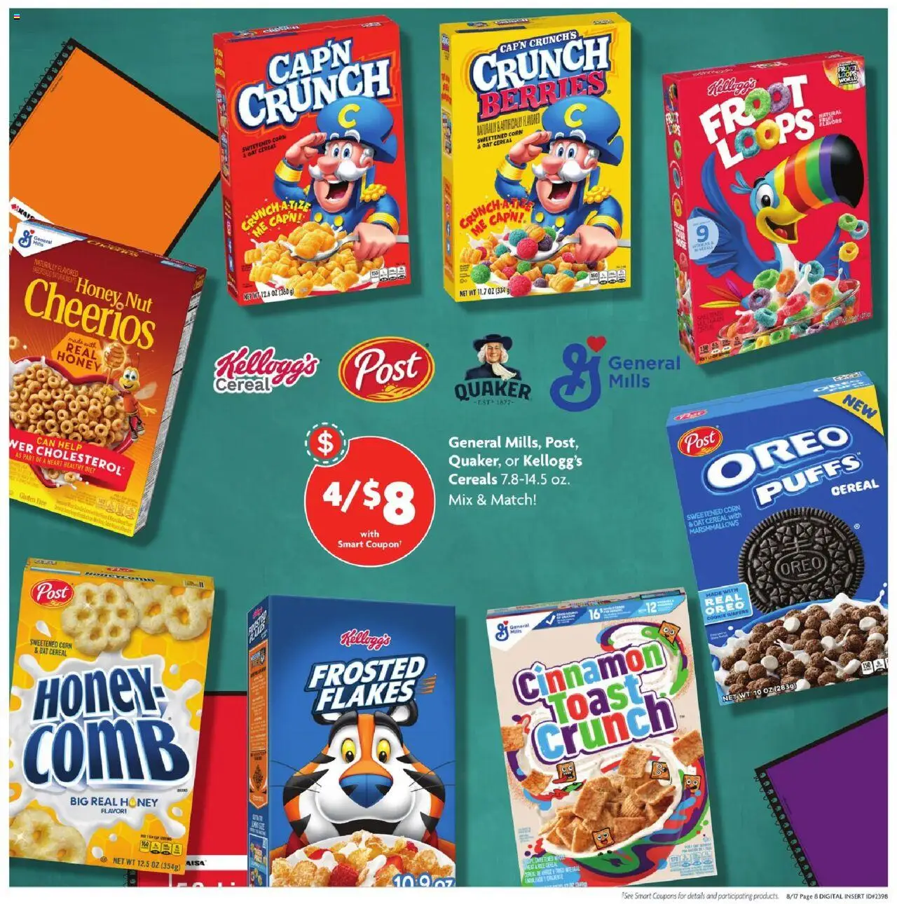 Family Dollar Weekly Ad - valid from 17.08.2025 | Page: 4 | Products: Corn, Berries, Cereals, Flakes