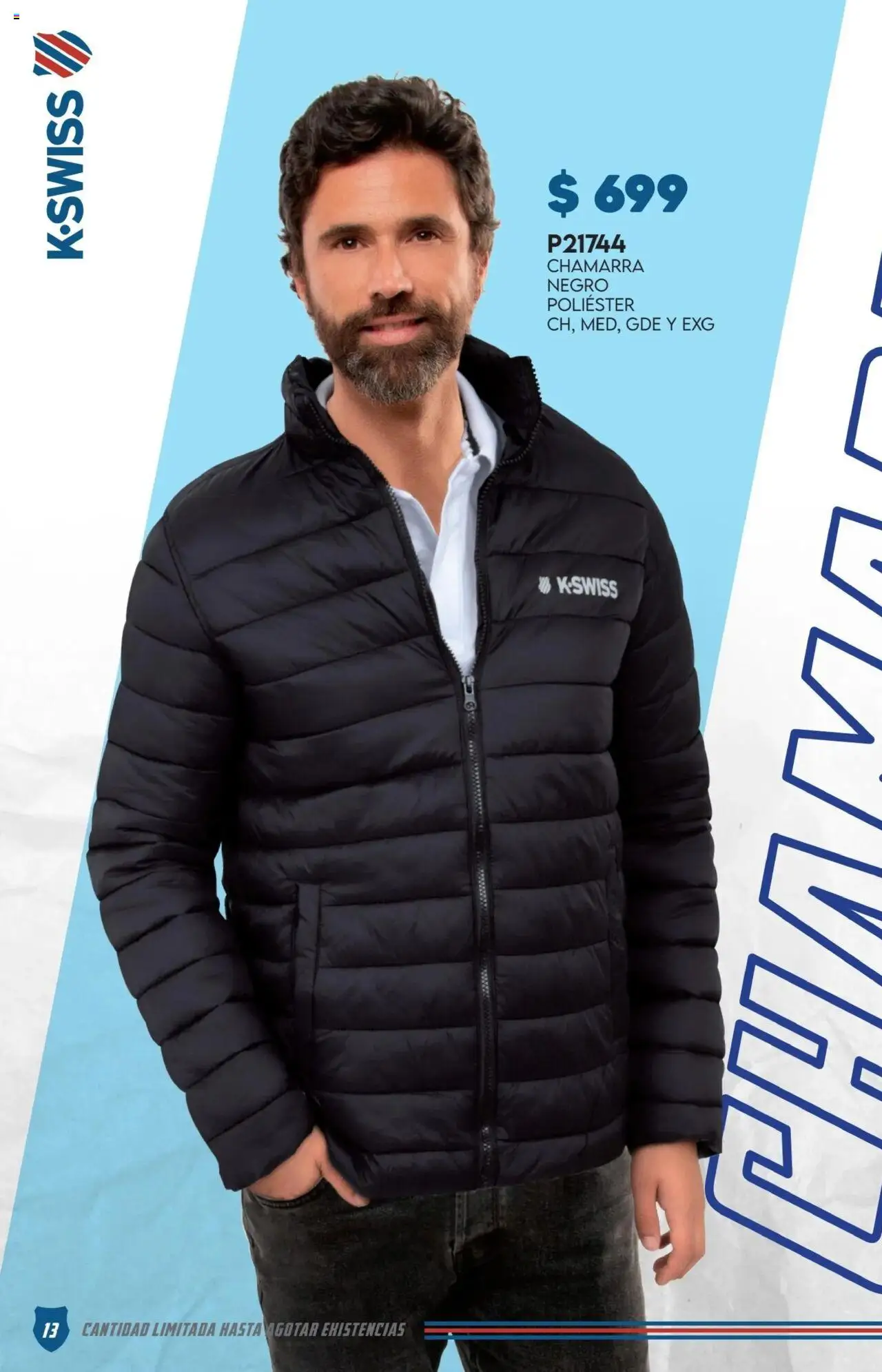 Nuevas ofertas de Cklass válidas en toda la República Mexicana desde el 29.09.2025. ¡Encuentra las mejores ofertas en Cklass - Catálogo Especial K-Swiss! | Página: 14 | Productos: Chamarra