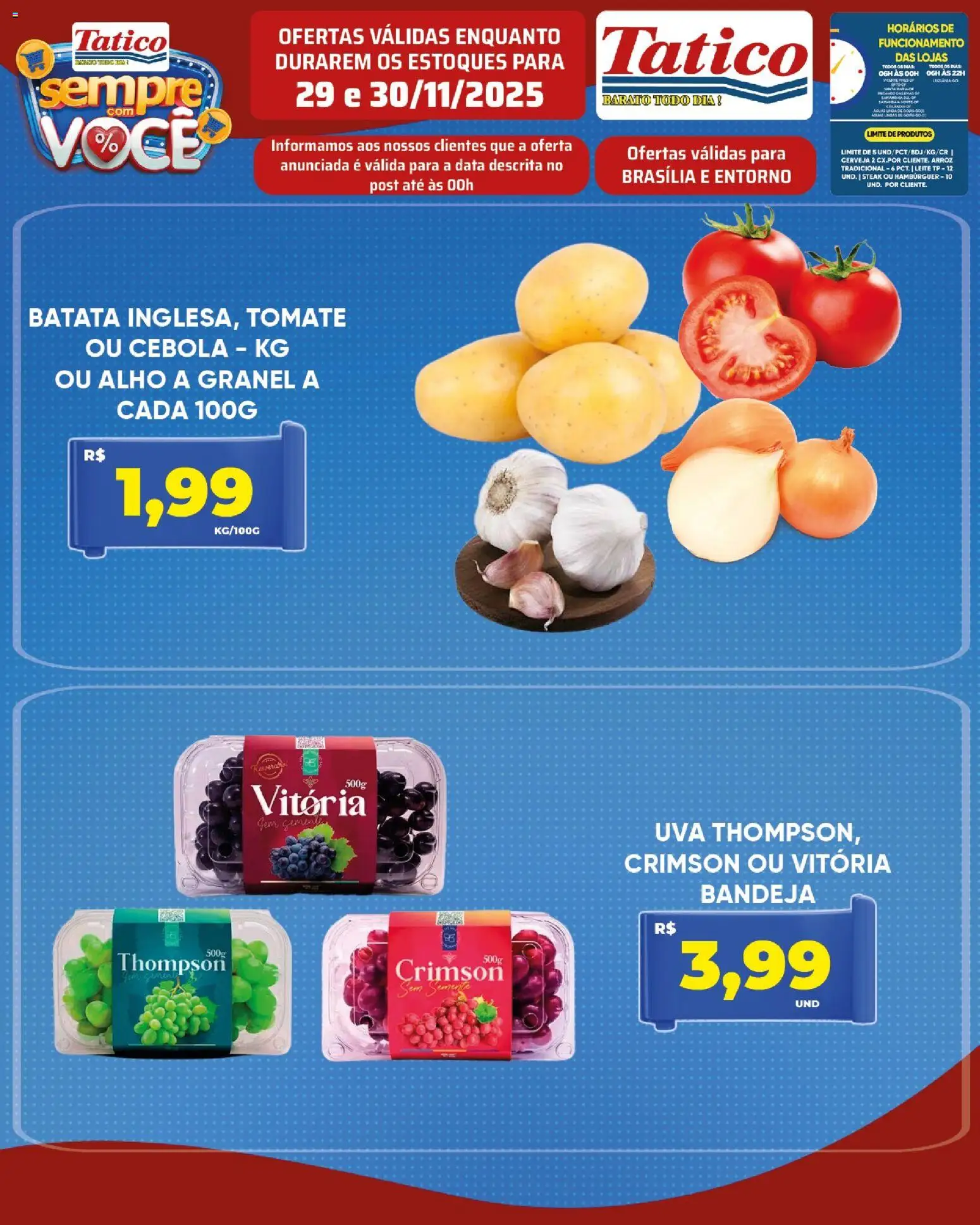 Tatico Folheto - válido de 01.12.2025 | Página: 20 | Produtos: Alho, Cebola, Leite, Batata