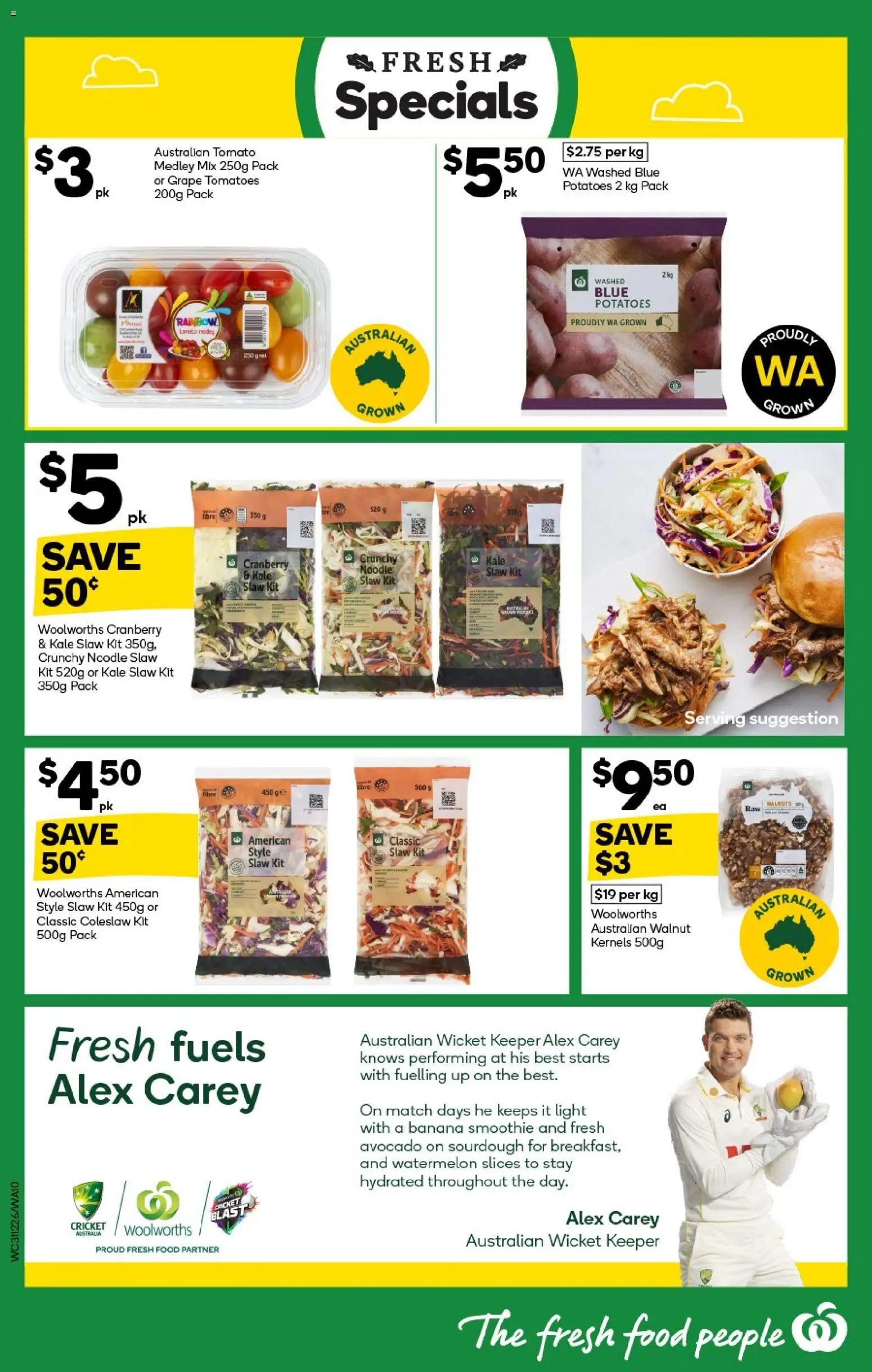 Woolworths catalogue - valid from 31.12.2025 | Page: 10 | Products: Light, Tomatoes, Potatoes, Watermelon