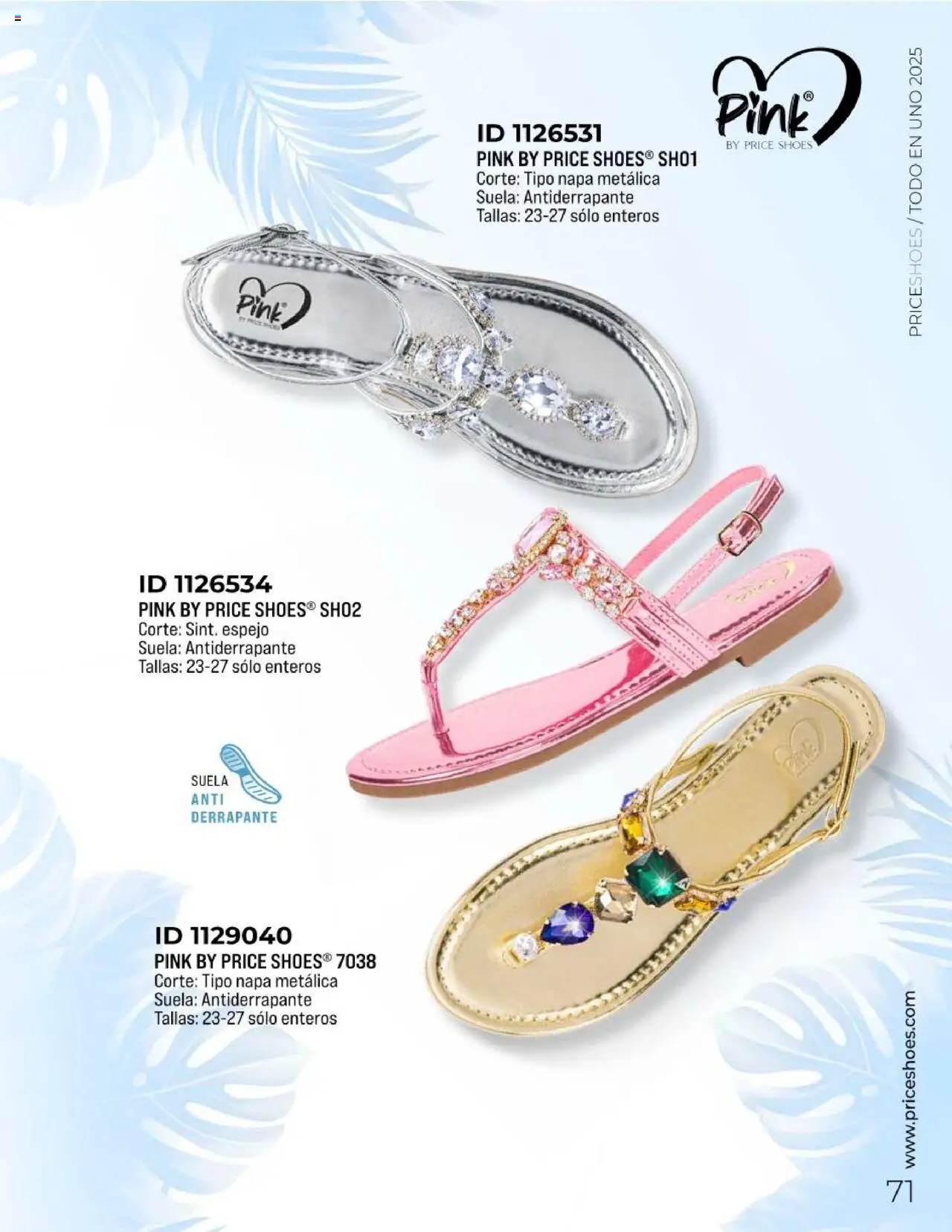 Nuevas ofertas de Price Shoes válidas en toda la República Mexicana desde el 05.05.2025. ¡Encuentra las mejores ofertas en Price Shoes catálogo Todo En 1 2025! | Página: 71 | Productos: Espejo