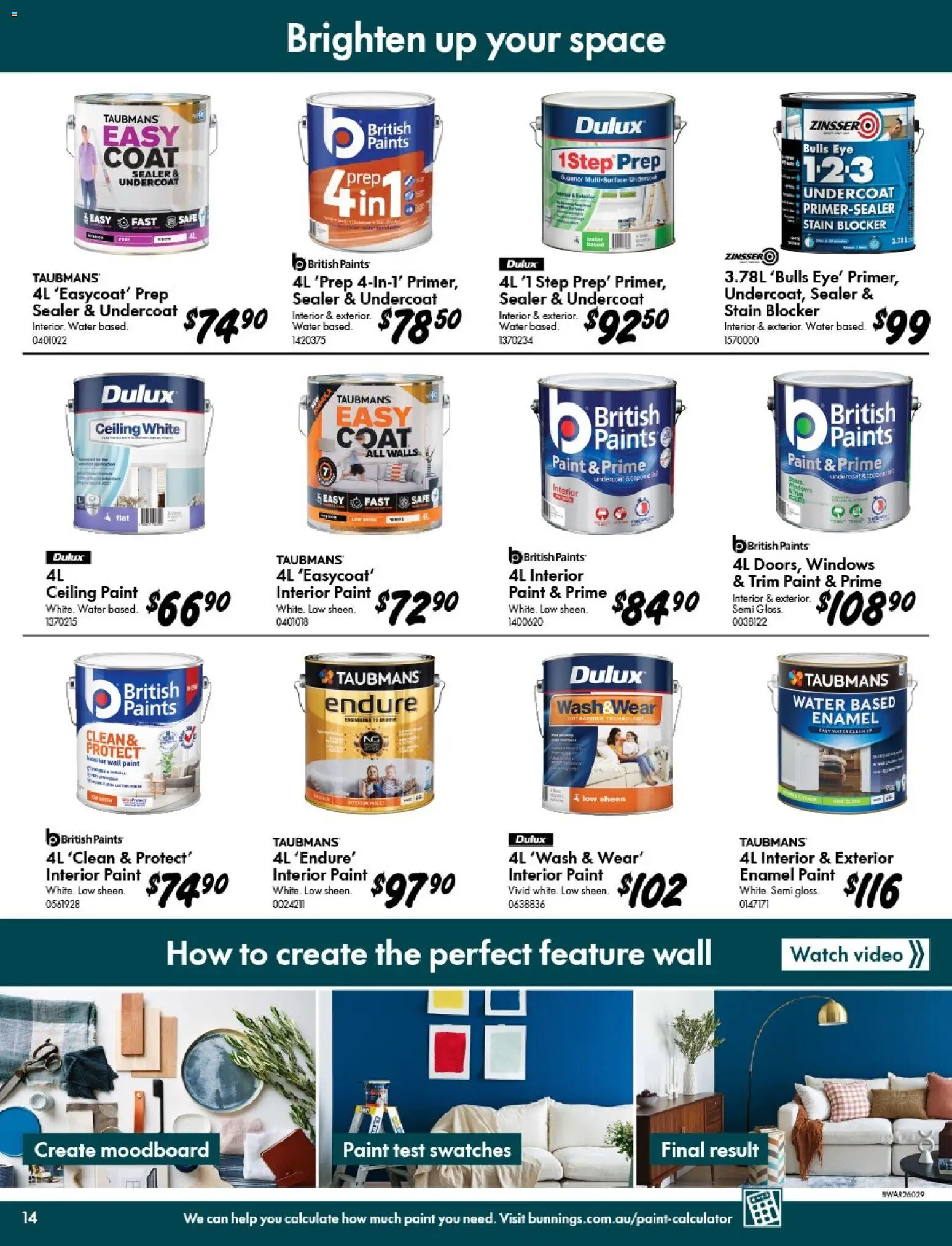 Bunnings Warehouse catalogue - valid from 07.01.2026 | Page: 14 | Products: Coat, Water, Watch, Safe