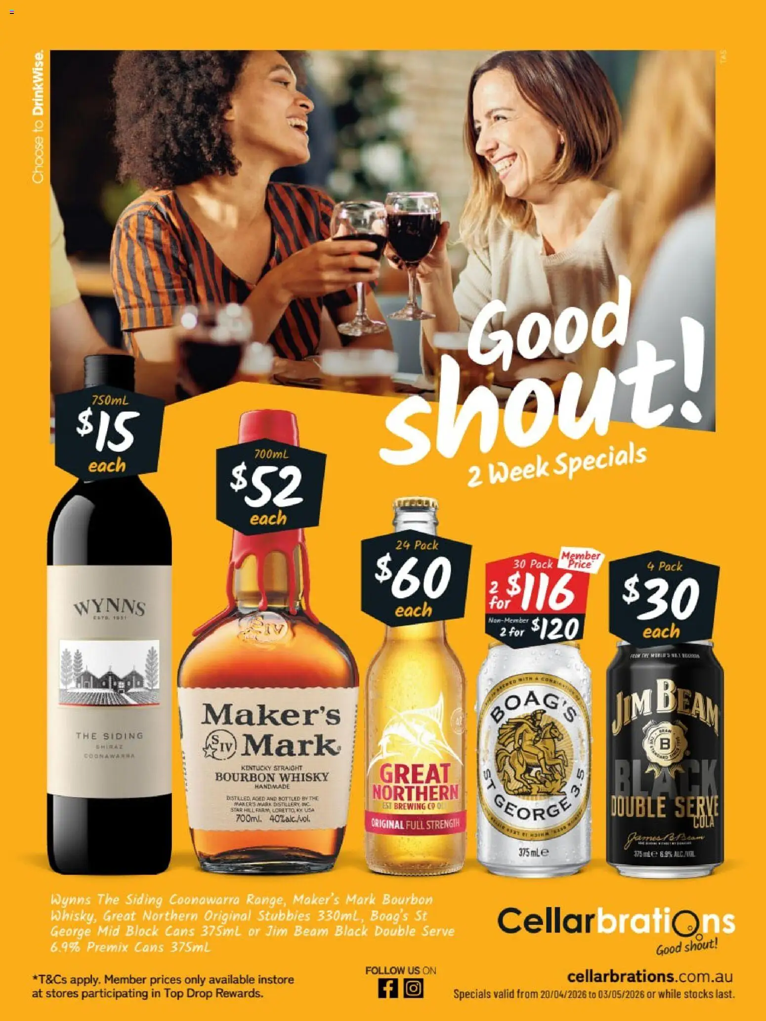 Cellarbrations catalogue - valid from 20.04.2026 | Page: 1 | Products: Handmade, Bourbon
