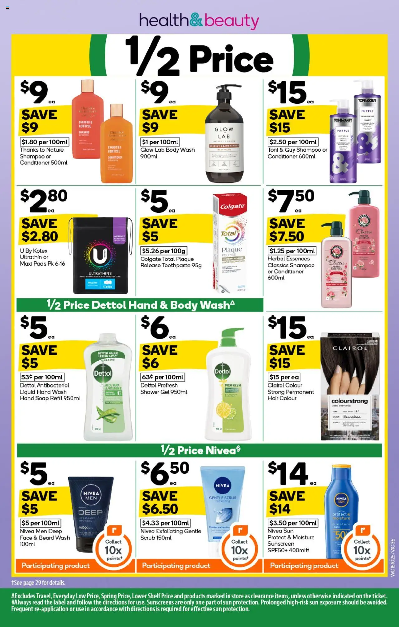 Woolworths catalogue - valid from 15.10.2025 | Page: 35 | Products: Shampoo, Hair colour, Hand soap, Hand wash
