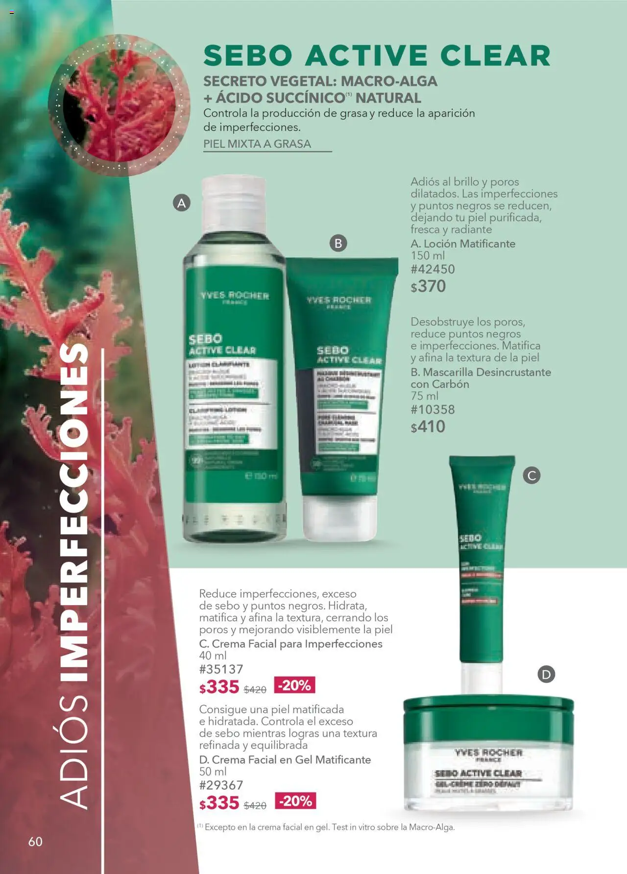 Nuevas ofertas de Yves Rocher válidas en toda la República Mexicana desde el 07.10.2025. ¡Encuentra las mejores ofertas en Yves Rocher - Campaña 14 2025! | Página: 60 | Productos: Crema, Loción, Radiante, Mascarilla