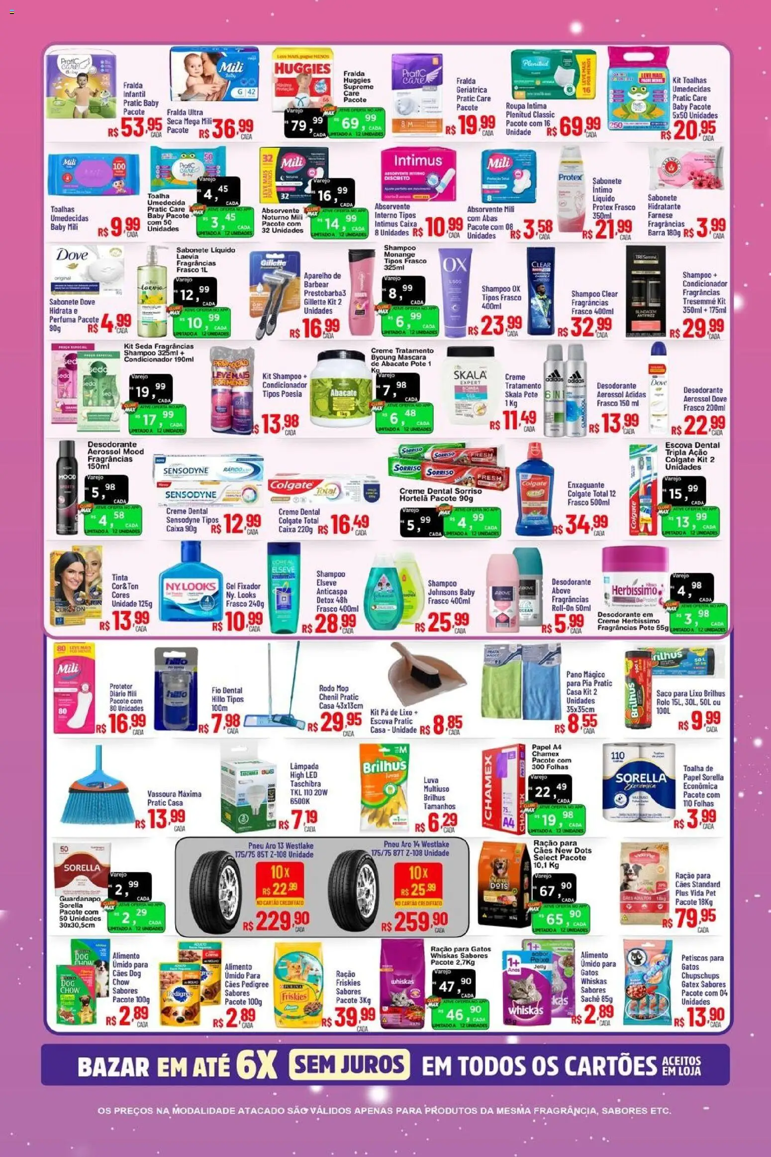 Max Atacadista Folheto - válido de 13.04.2026 | Página: 7 | Produtos: Saco para lixo, Hortelã, Creme, Aparelho de barbear