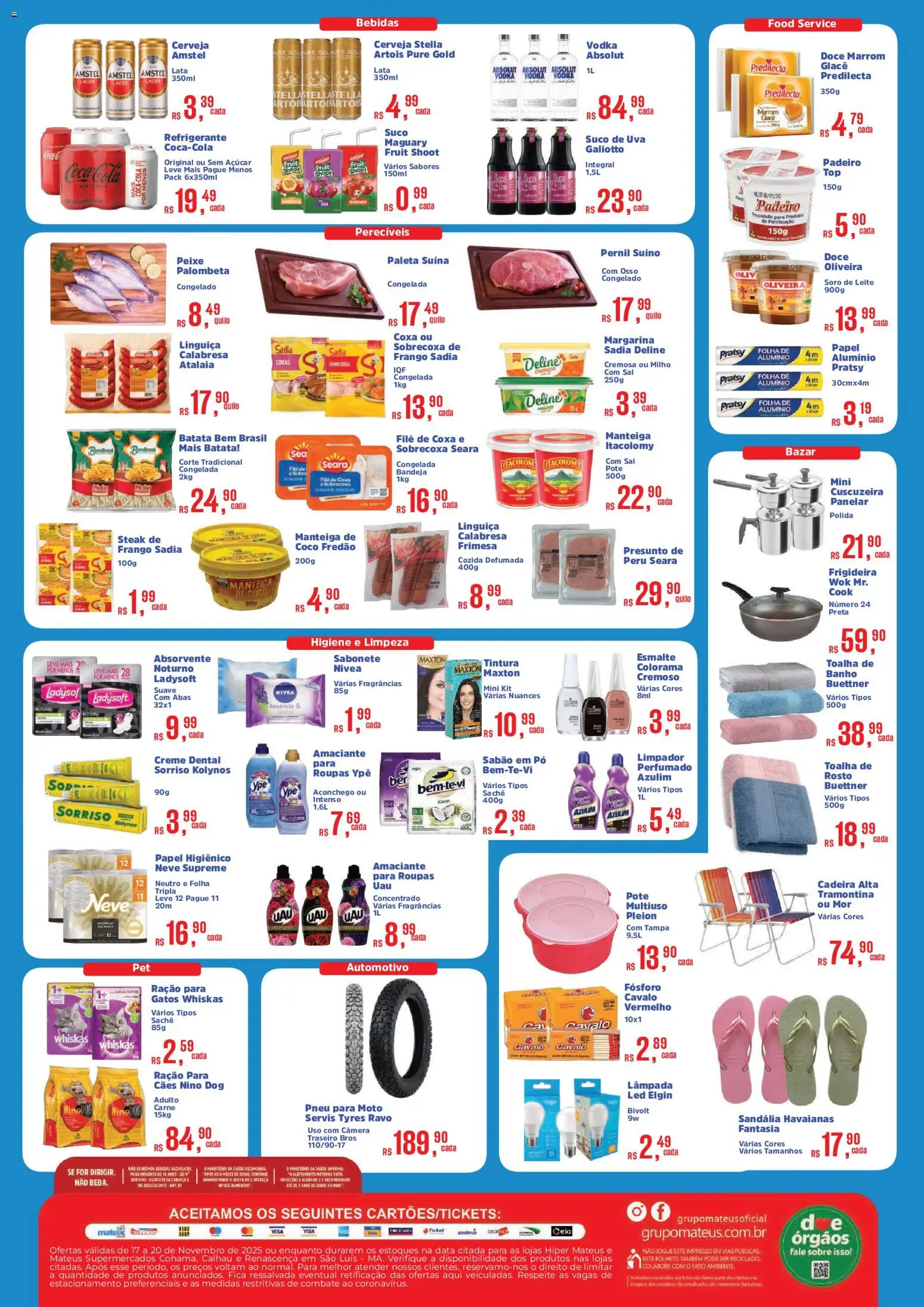 Mateus Folheto - válido de 17.11.2025 | Página: 2 | Produtos: Lâmpada led, Vodka, Bandeja, Creme dental