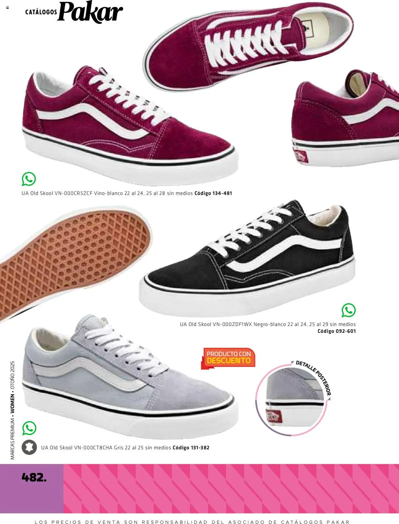 Nuevas ofertas de SC Pakar válidas en toda la República Mexicana desde el 29.08.2025. ¡Encuentra las mejores ofertas en SC Pakar - Catálogo Otoño Women! | Página: 482