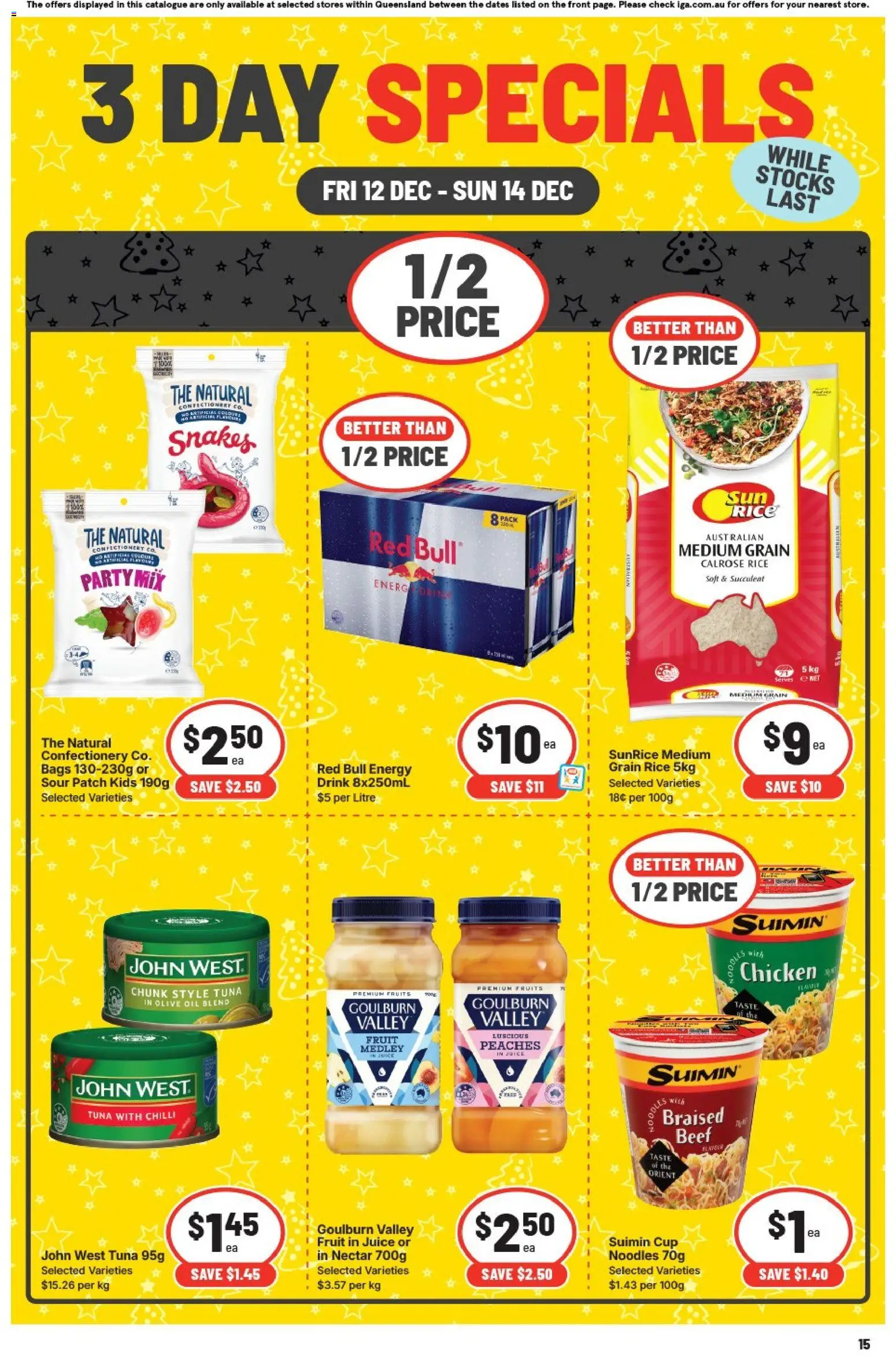 IGA catalogue - valid from 12.12.2025 | Page: 2 | Products: Oil, Juice, Rice, Beef