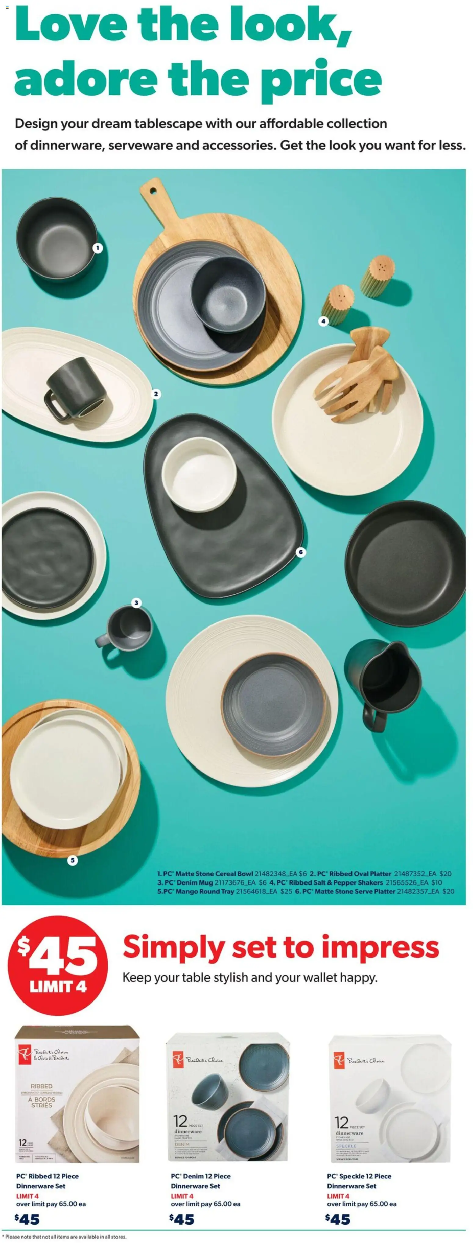 Real Canadian Superstore flyer valid from 15.01.2026 | Page: 22 | Products: Wallet, Table