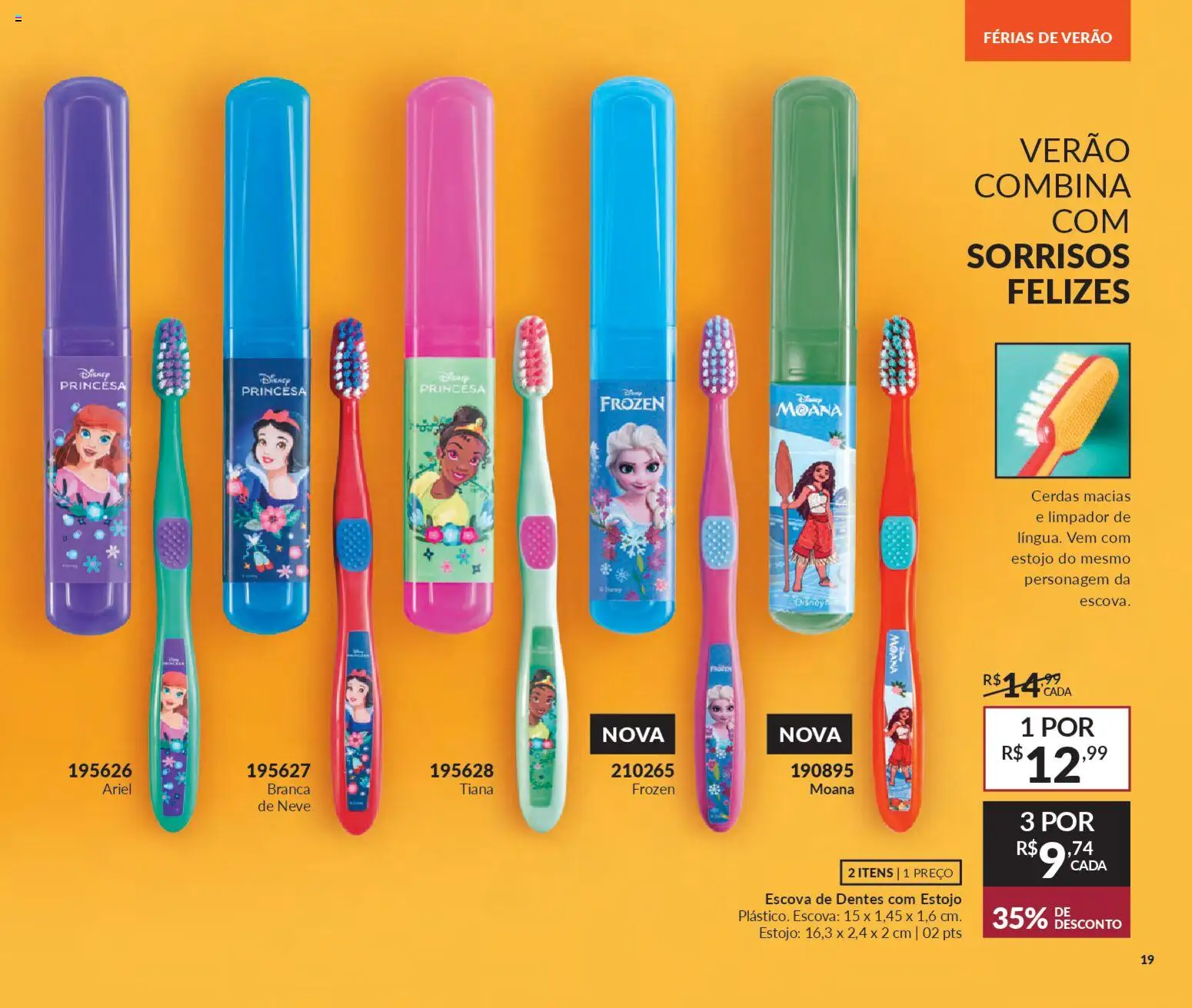 Avon Folheto - válido de 19.12.2025 | Página: 19 | Produtos: Ariel, Escova