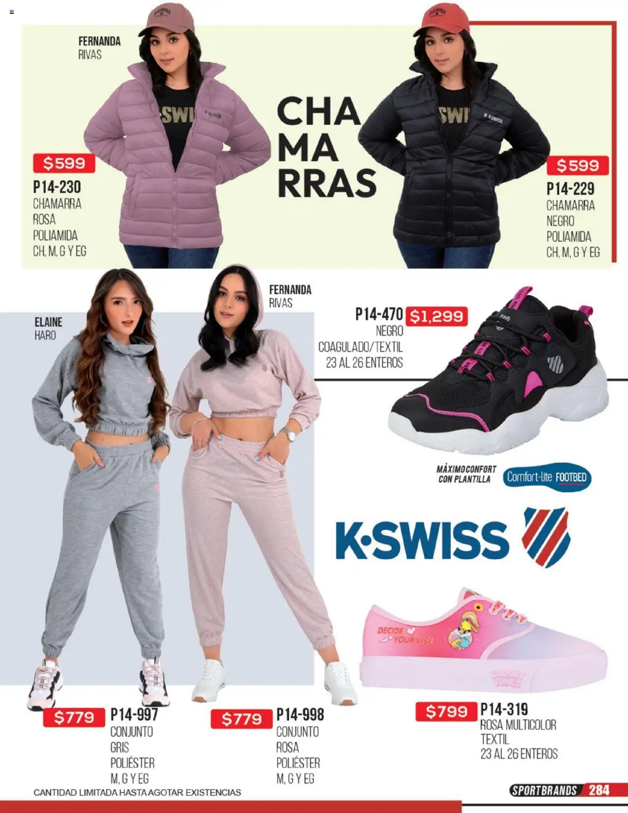 Nuevas ofertas de Cklass válidas en toda la República Mexicana desde el 23.06.2025. ¡Encuentra las mejores ofertas en Cklass catálogo Rebajas Sobre Calzado! | Página: 285 | Productos: Chamarra, Conjunto