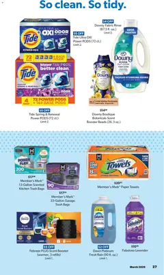 Preview of Sam's Club weekly ads valid from 18.03.2026 | Page: 27 | Products: Water