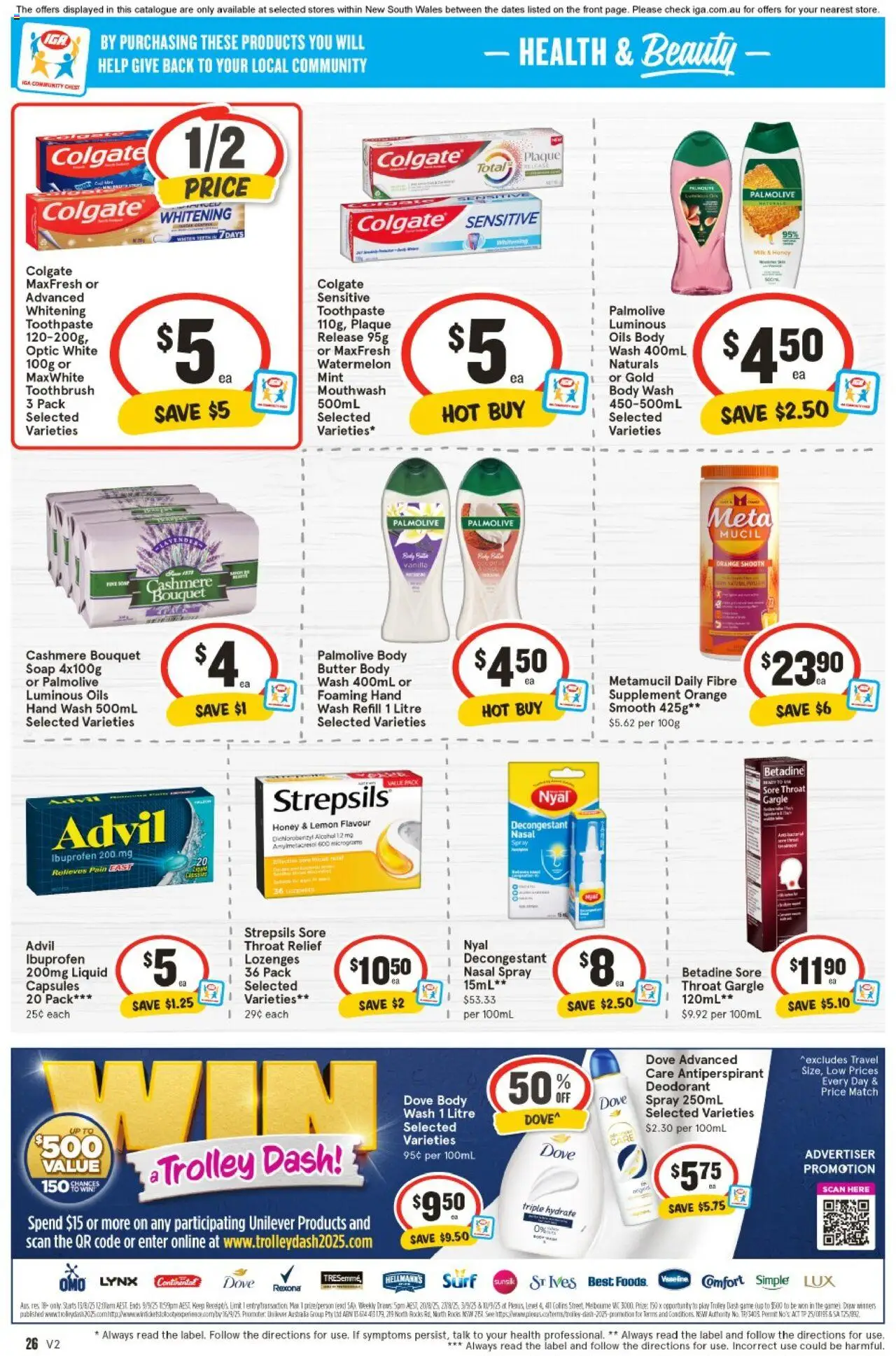 IGA catalogue - valid from 13.08.2025 | Page: 27 | Products: Butter, Deodorant, Trolley, Nasal spray
