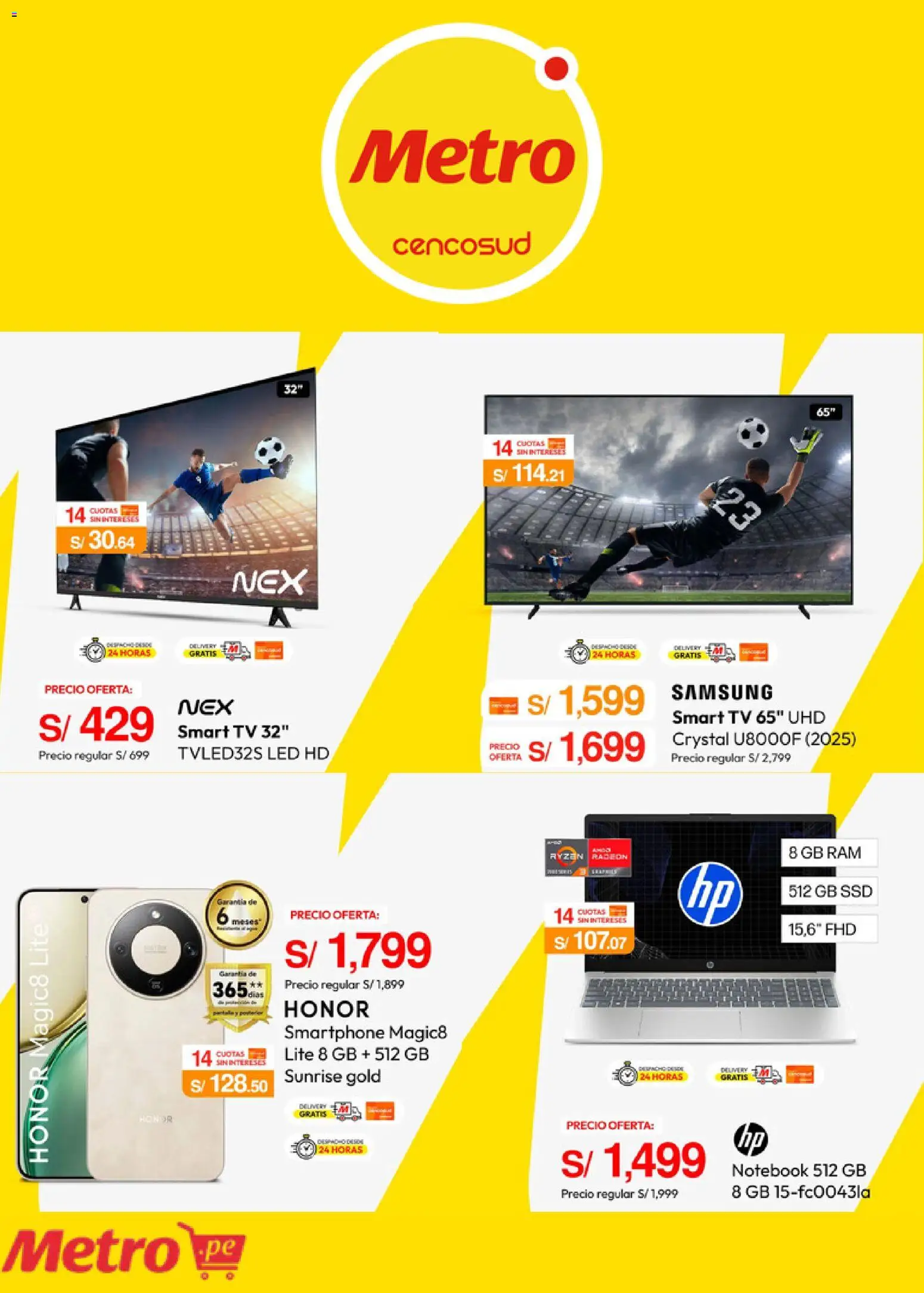 Catálogo Metro válido desde 27.04.2026 | Página: 4 | Productos: Smartphone, Notebook
