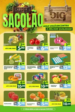 Big Compra - Ofertas Sacolao - Pré-Visualização do folheto da loja Big Compra, válido de 30.07.2025