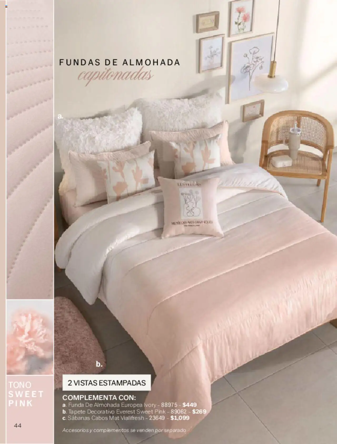 Nuevas ofertas de Vianney válidas en toda la República Mexicana desde el 07.03.2025. ¡Encuentra las mejores ofertas en Vianney catálogo Primavera! | Página: 46 | Productos: Funda, Funda de almohada, Sabanas, Tapete