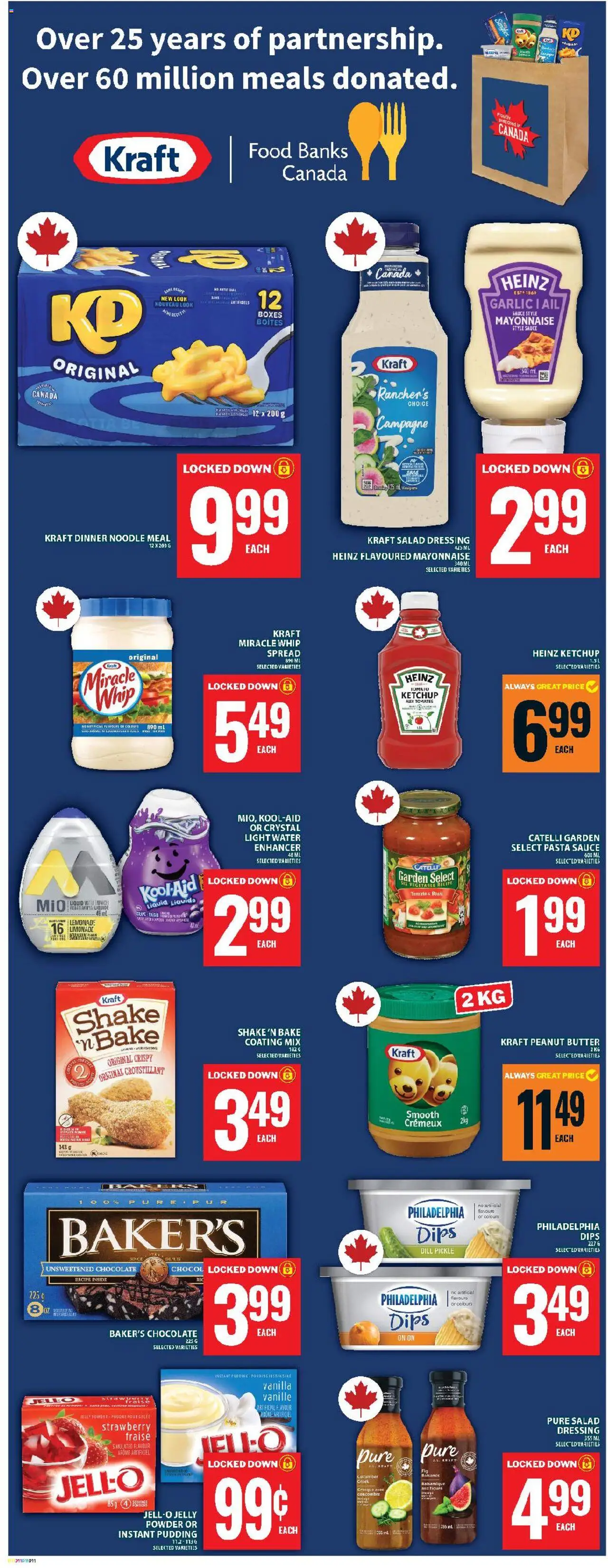 Food Basics flyer valid from 16.10.2025 | Page: 15 | Products: Ketchup, Salad, Butter, Chocolate