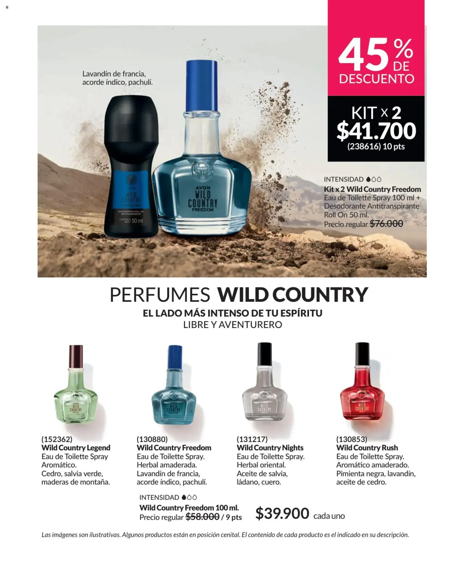 Avon revista - valida desde el 01.04.2026 | Página: 91 | Productos: Pimienta, Eau de toilette, Desodorante, Antitranspirante