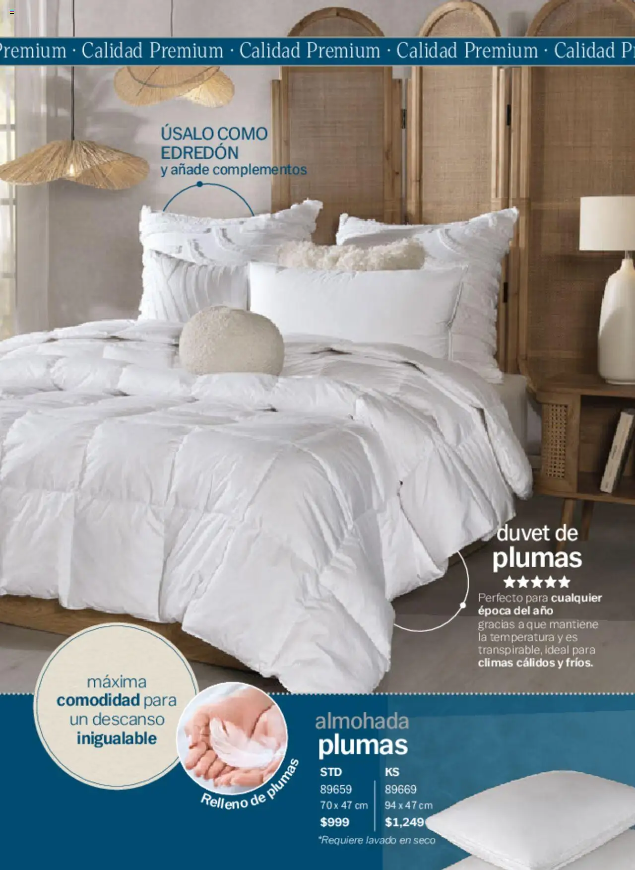 Nuevas ofertas de Vianney válidas en toda la República Mexicana desde el 07.03.2025. ¡Encuentra las mejores ofertas en Vianney catálogo Primavera! | Página: 166 | Productos: Almohada