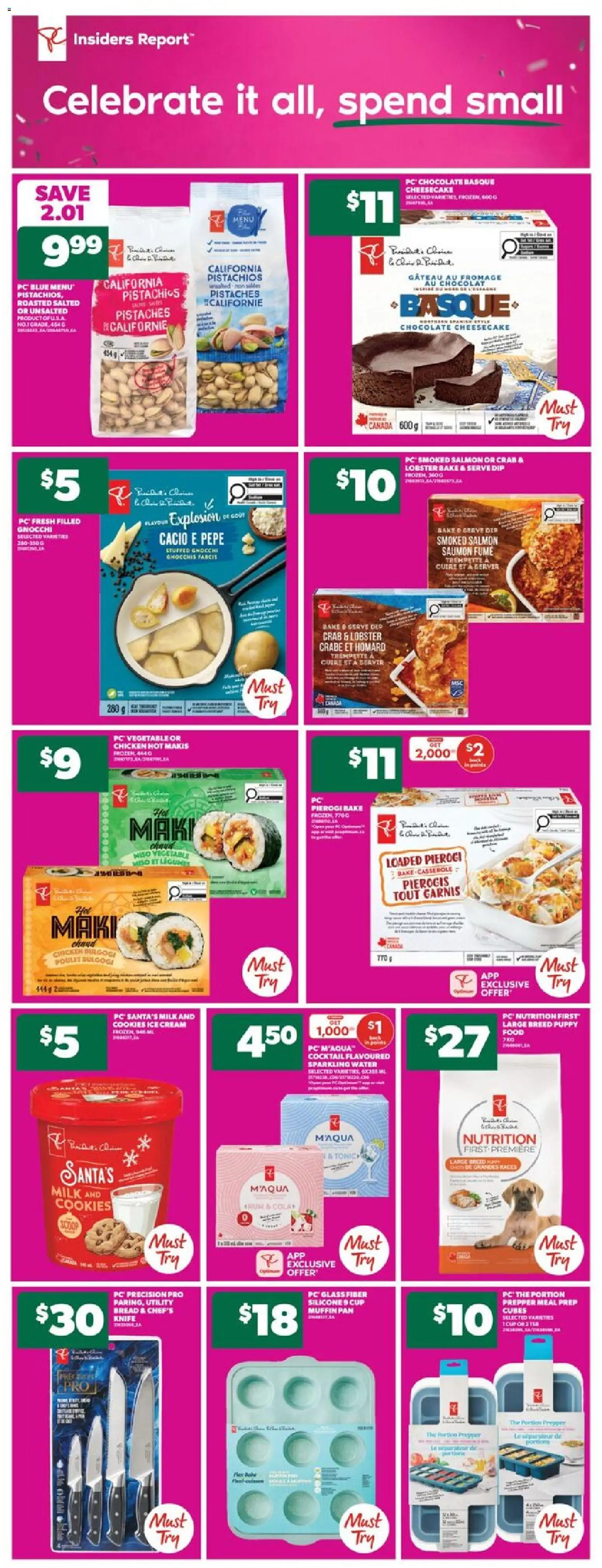 Real Canadian Superstore flyer valid from 20.11.2025 | Page: 6 | Products: Ice cream, PC, Milk, Chocolate