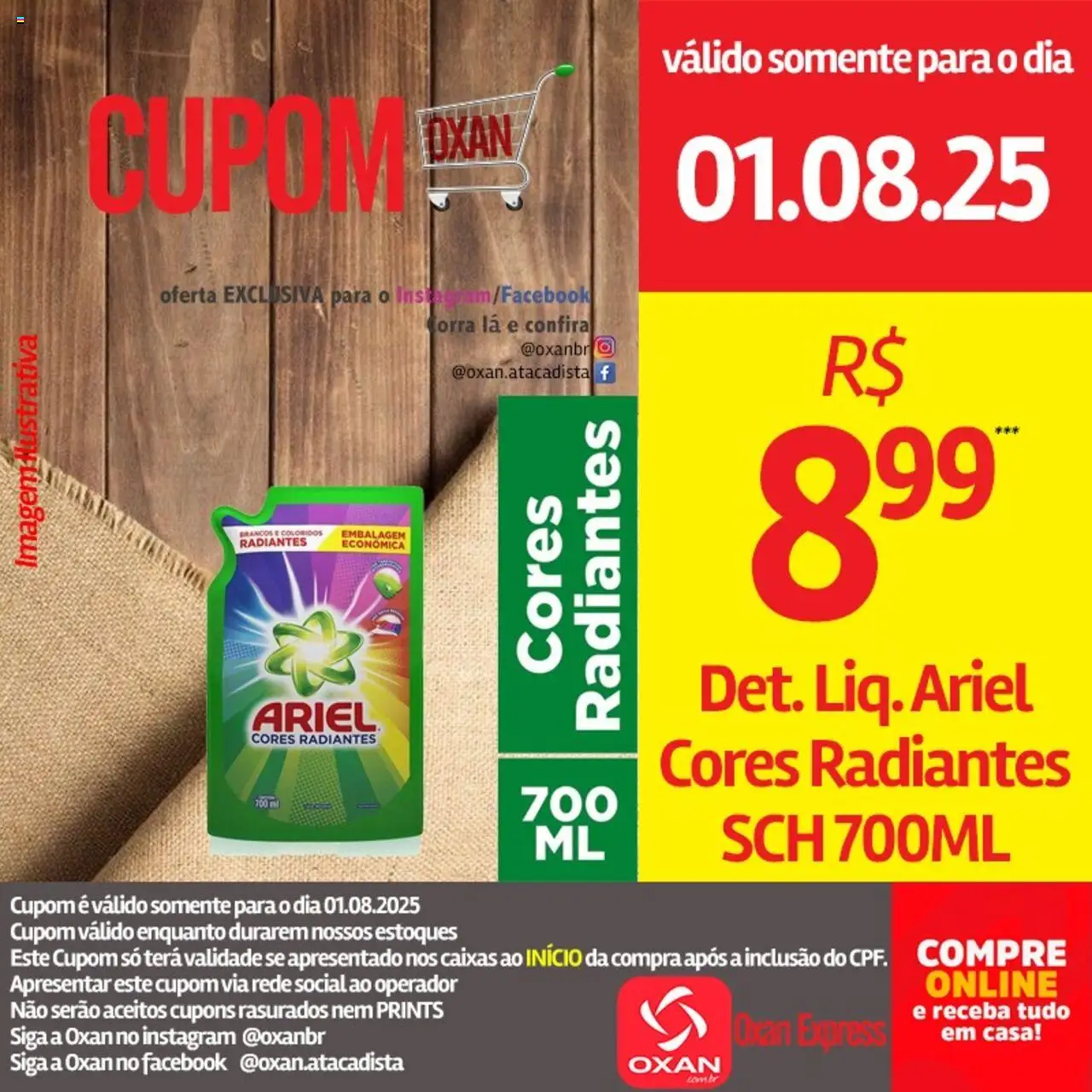 Oxan Atacadista Folheto - válido de 01.08.2025 | Página: 10 | Produtos: Ariel
