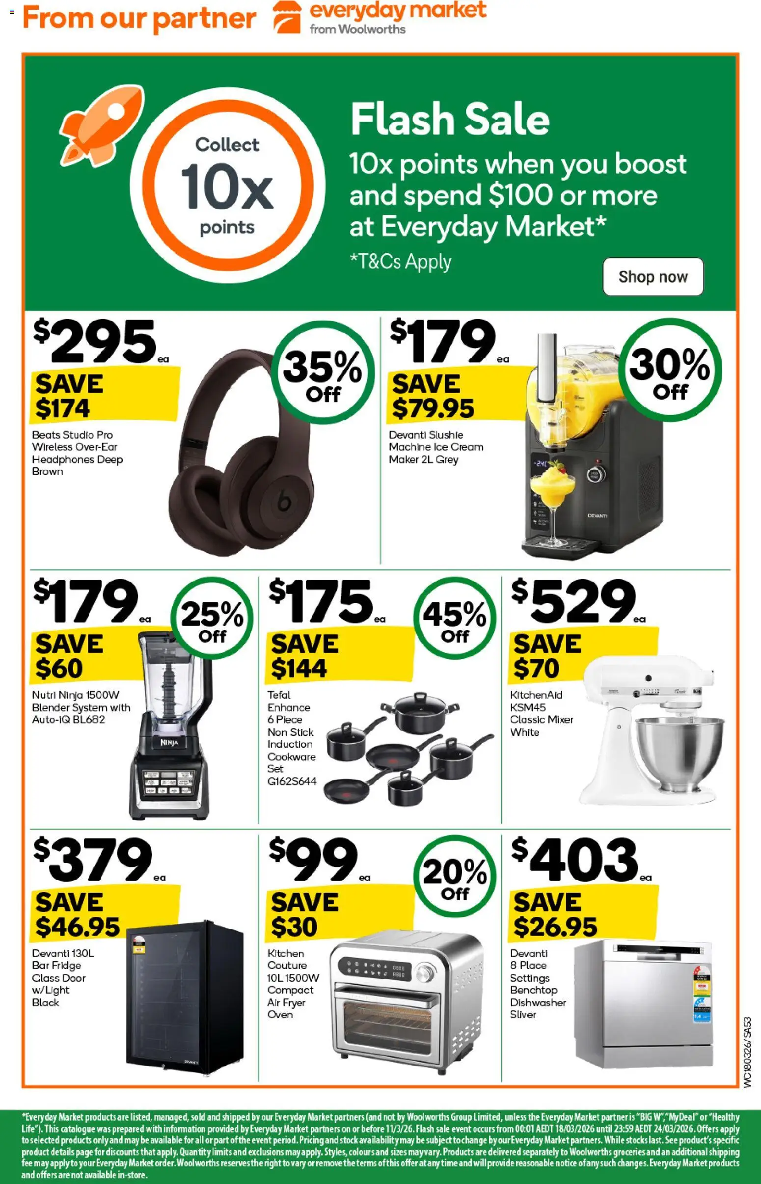 Woolworths catalogue - valid from 18.03.2026 | Page: 53 | Products: Ice cream, Blender, Fridge, Mixer