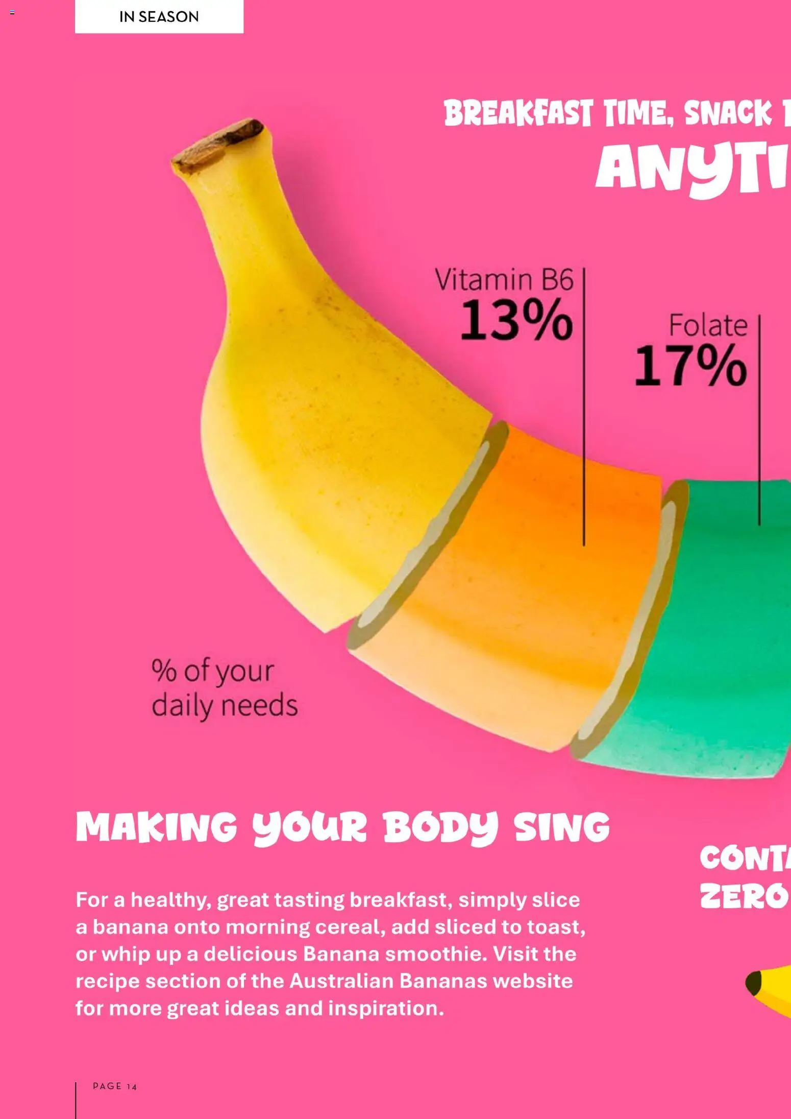 Drakes catalogue - valid from 04.03.2026 | Page: 14 | Products: Bananas, Vitamin