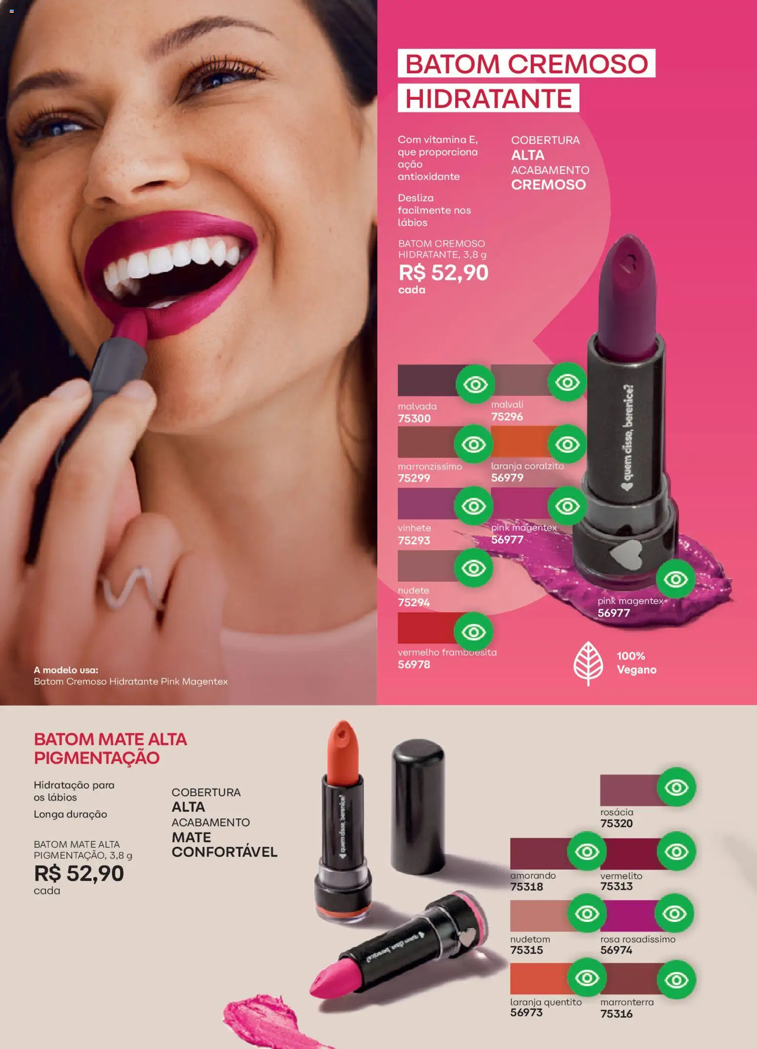 O Boticário Folheto - válido de 26.12.2025 | Página: 138 | Produtos: Batom