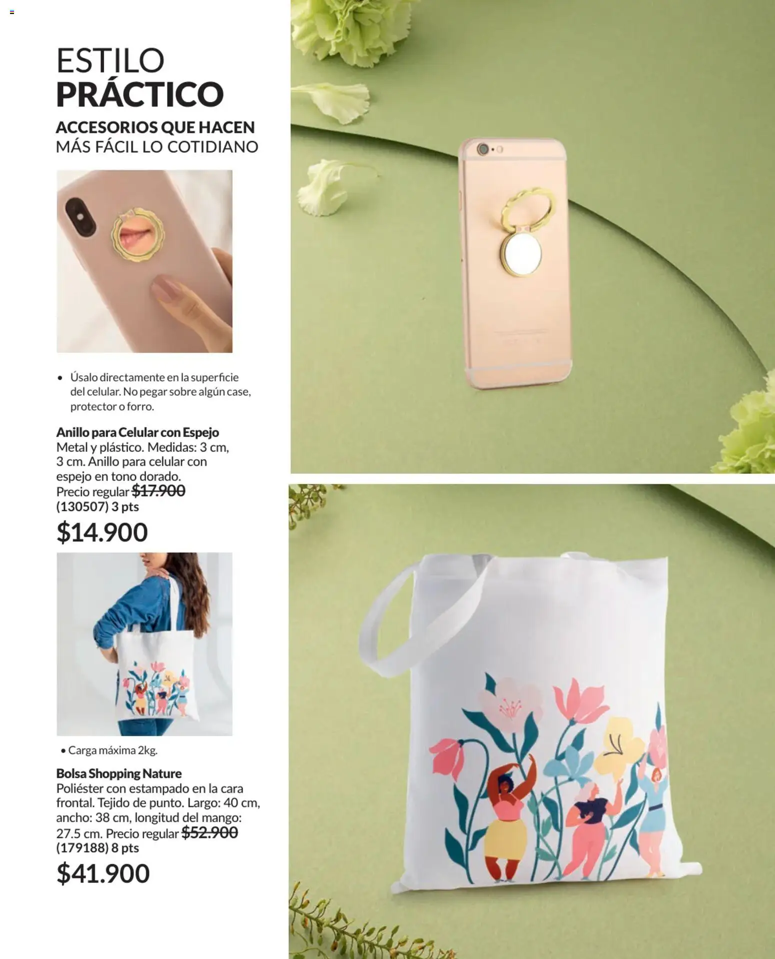 Avon revista - valida desde el 01.04.2026 | Página: 116 | Productos: Bolsa, Sobre, Mango, Espejo