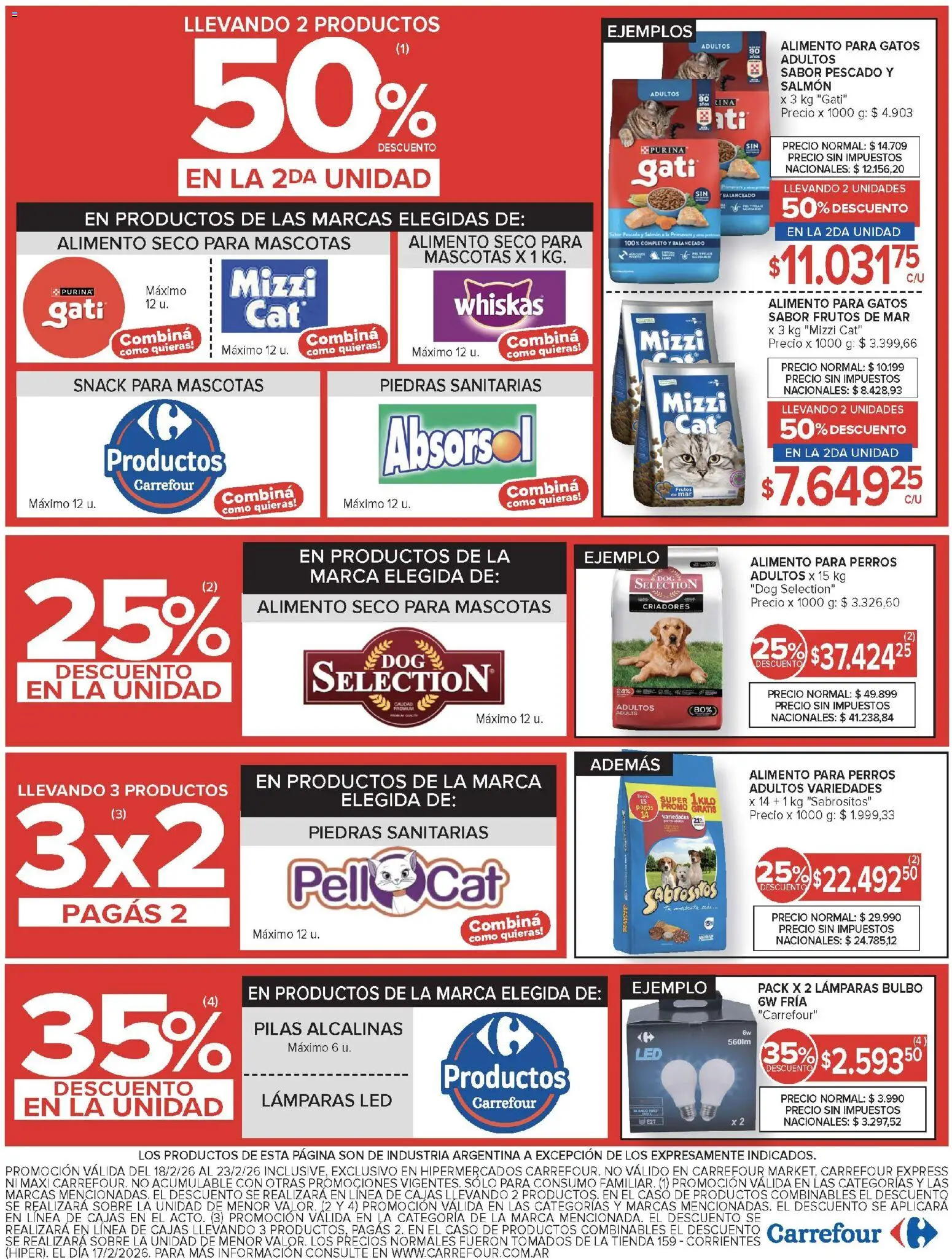 Carrefour ofertas │ válido desde el 18.02.2026 | Página: 21 | Productos: Caso, Sobre, Pilas, Pescado