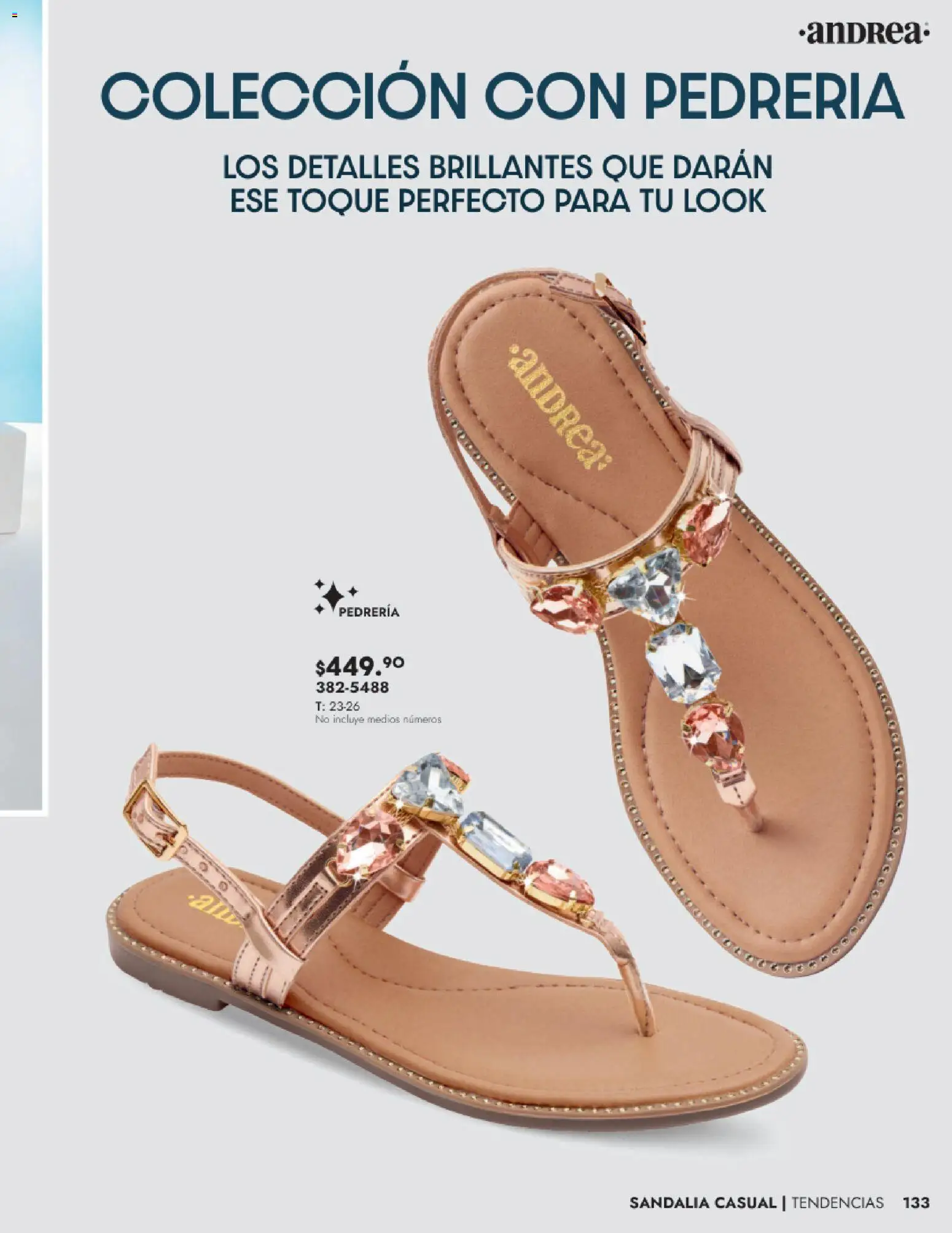 Nuevas ofertas de Andrea válidas en toda la República Mexicana desde el 24.08.2025. ¡Encuentra las mejores ofertas en Andrea - Catálogo Calzado Dama! | Página: 133