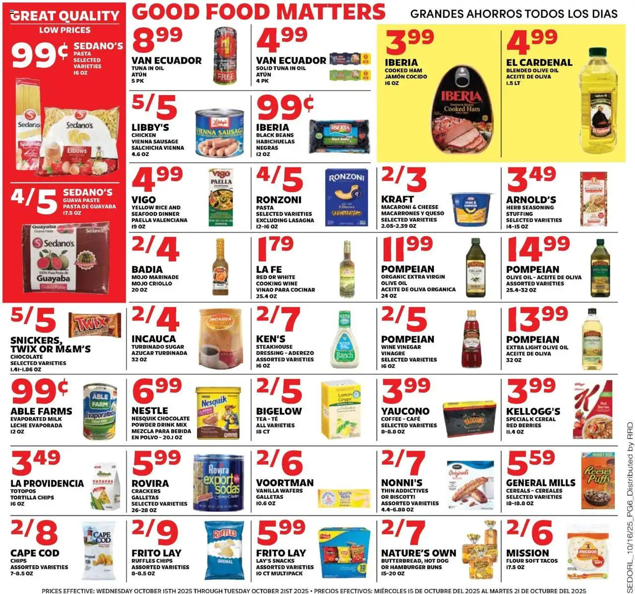 Sedano's - Current Ad - FL - valid from 15.10.2025 | Page: 6 | Products: Berries, Wine, Rice, Cereals
