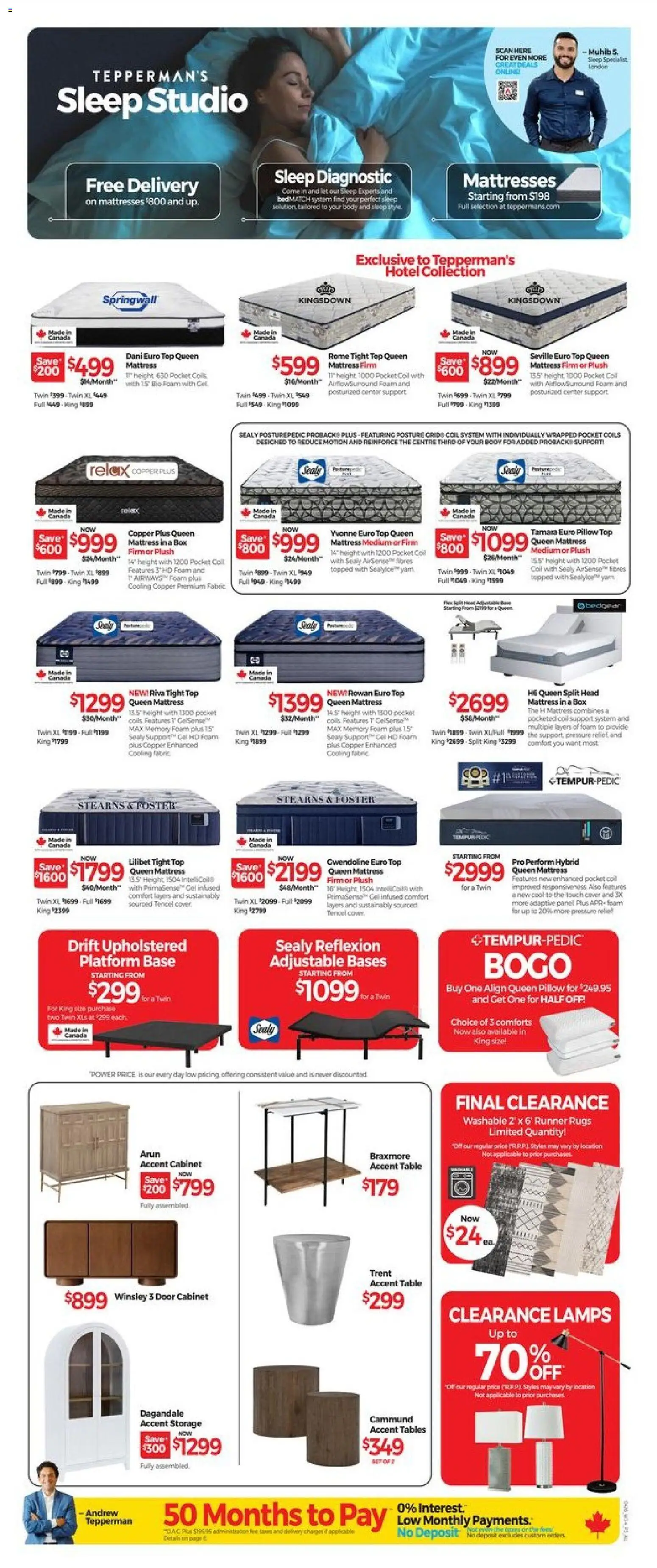 Tepperman's flyer valid from 24.04.2026 | Page: 5 | Products: Pillow, Table, Cabinet, Box