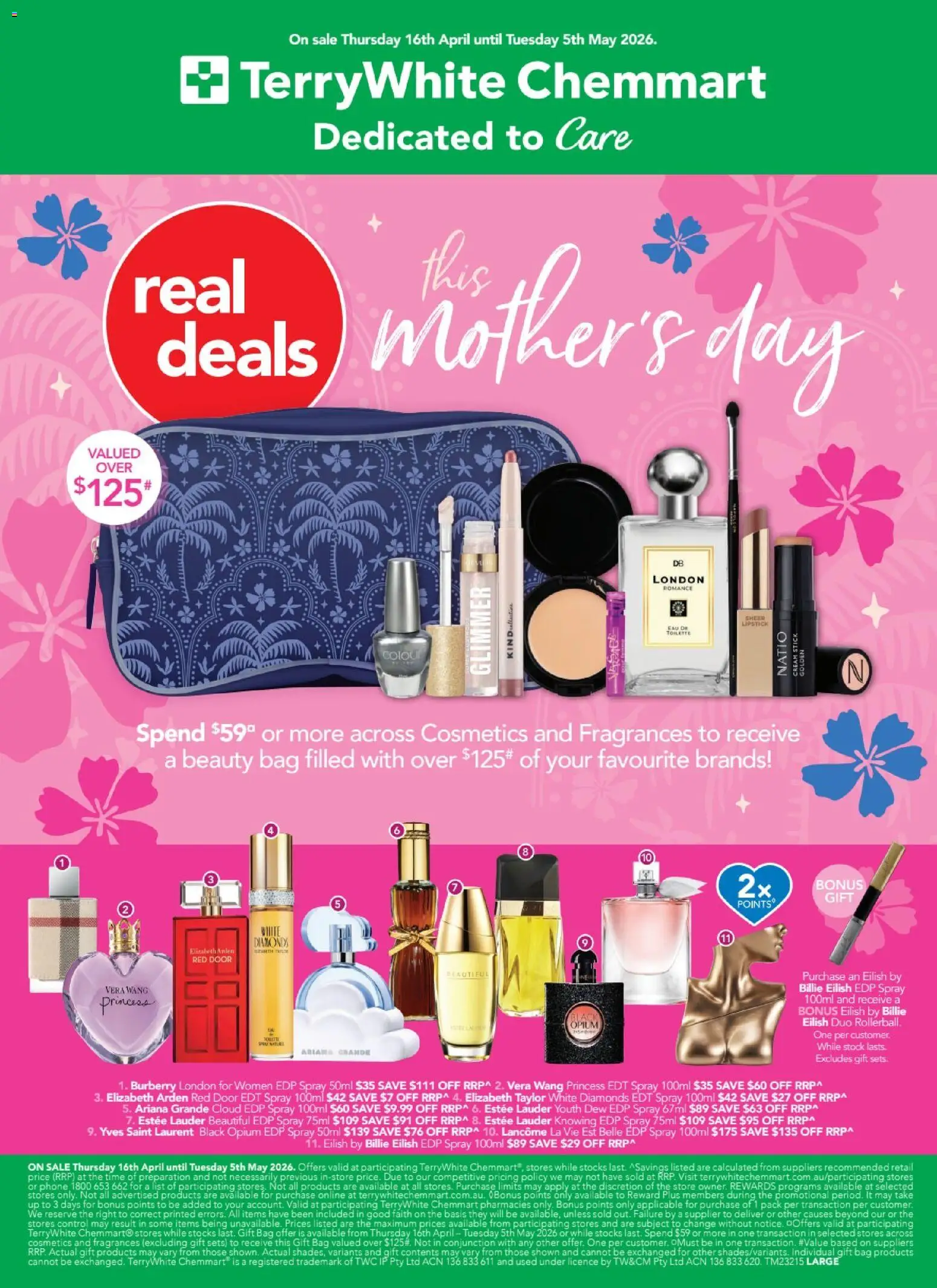 Terry White catalogue - valid from 16.04.2026 | Page: 1 | Products: Door, Lipstick, Phone, Bag