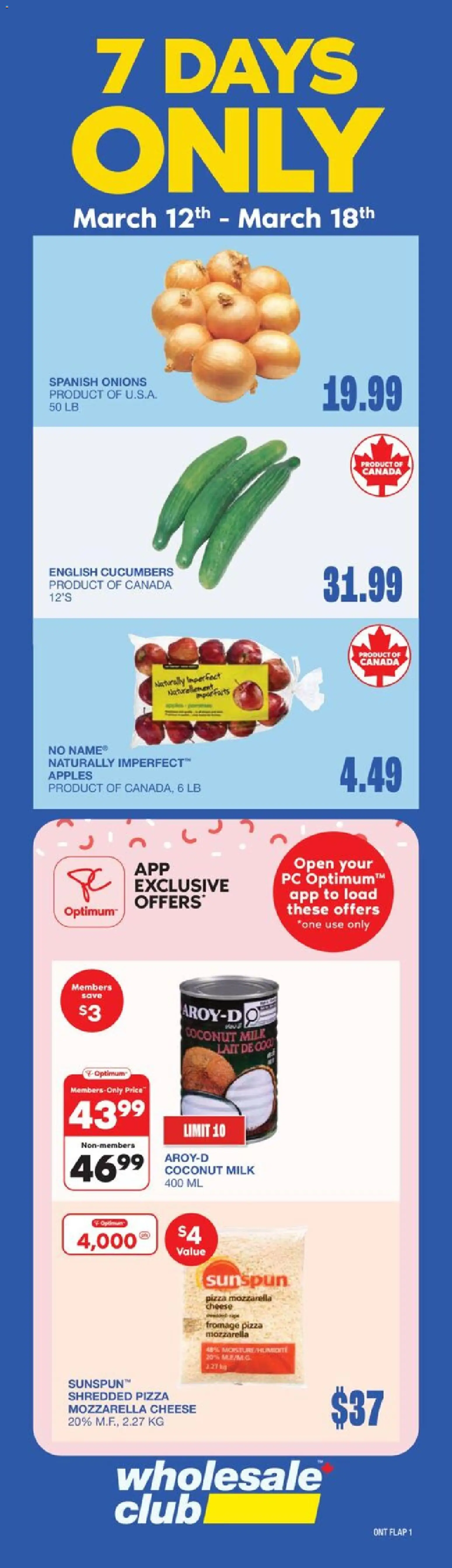 Wholesale Club flyer valid from 12.03.2026 | Page: 1