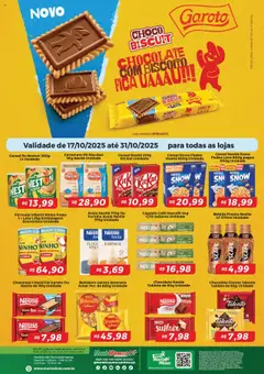 Mart Minas - Ofertas Chocolate e Biscoito - Pré-Visualização do folheto da loja Mart Minas, válido de 17.10.2025