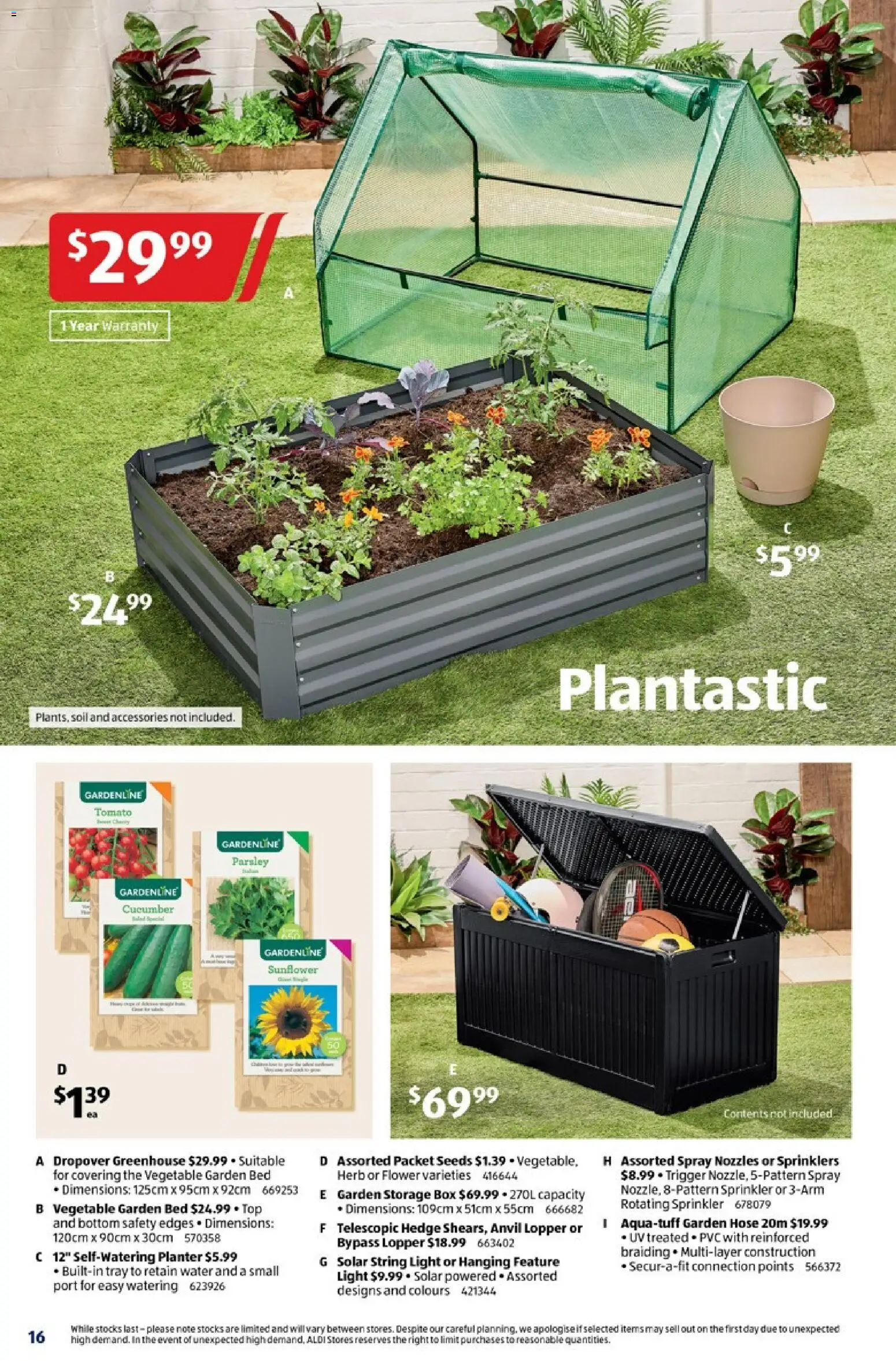 Aldi catalogue - valid from 05.11.2025 | Page: 16 | Products: Garden hose, Light, Herb, Water