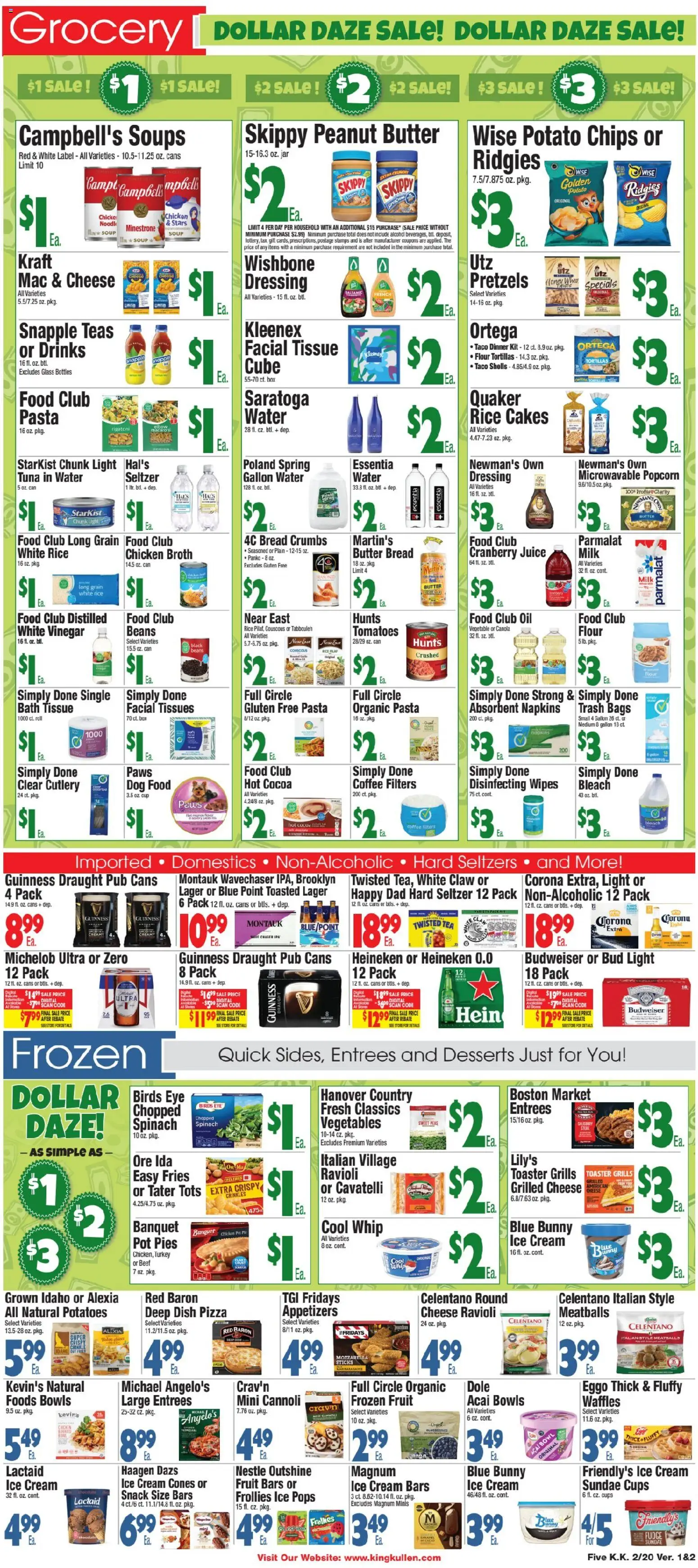 King Kullen Weekly Ad - valid from 19.02.2026 | Page: 5 | Products: Dog Food, Coffee, Juice, Tomatoes