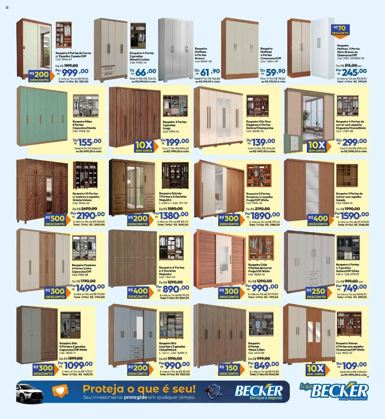 Lojas Becker Folheto - válido de 01.08.2025 | Página: 9 | Produtos: Espelho, Canela