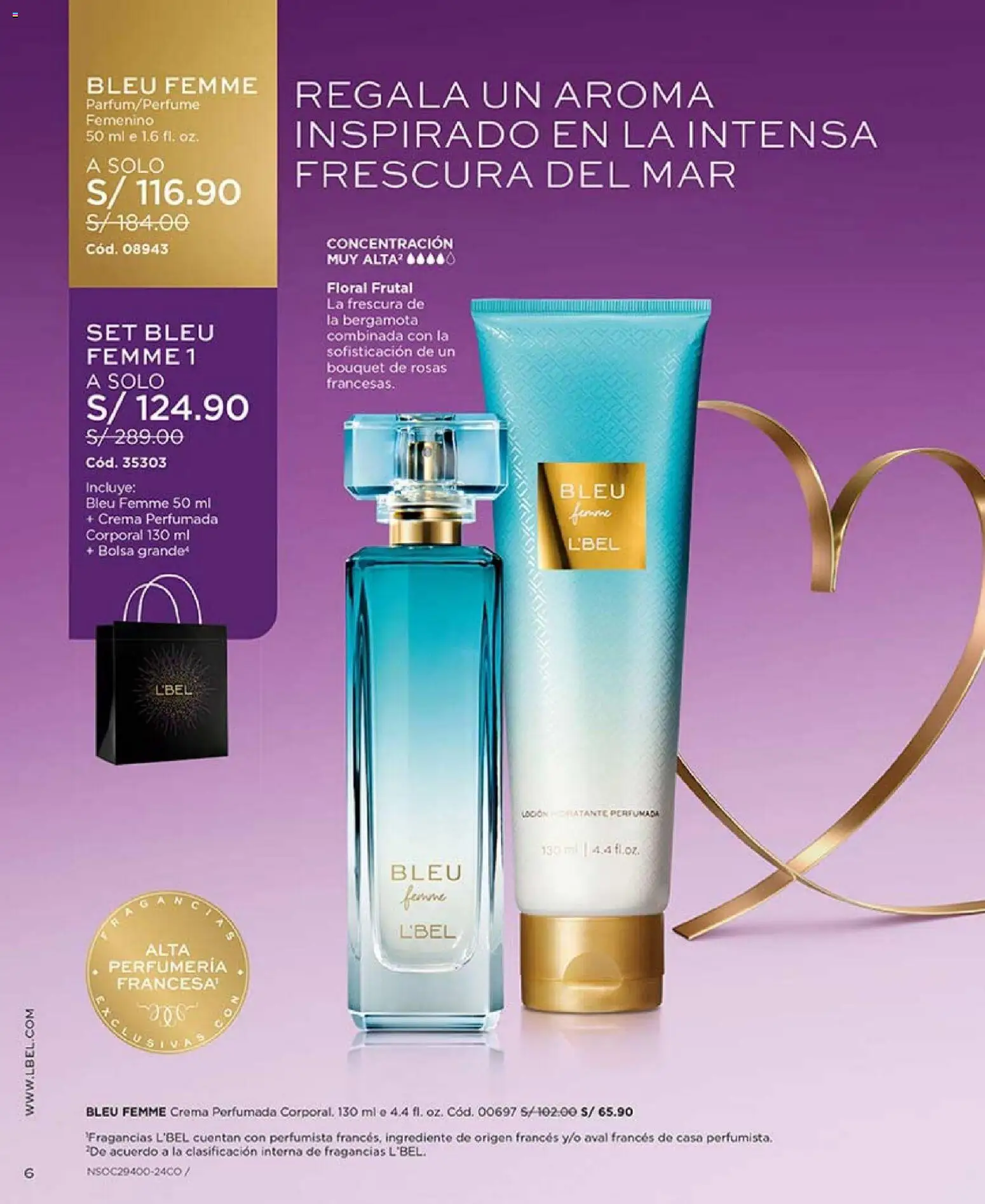 Catálogo L'Bel válido desde 17.01.2026 | Página: 6 | Productos: Crema, Bolsa